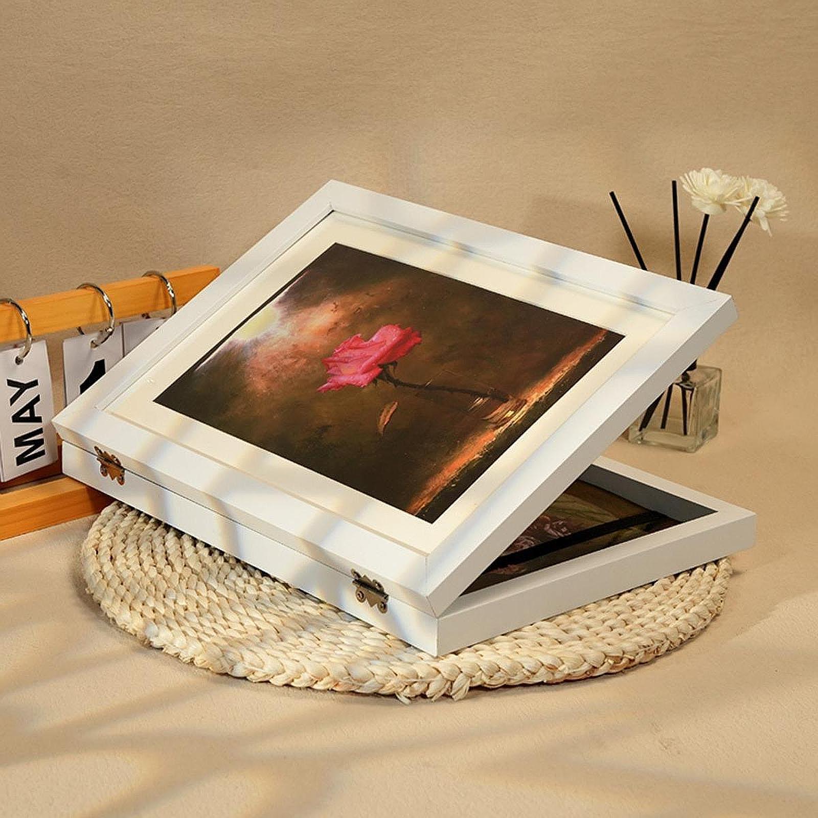 Front Open Picture Frame Artwork Holder Drawing Kids Art Frame Front Opening
