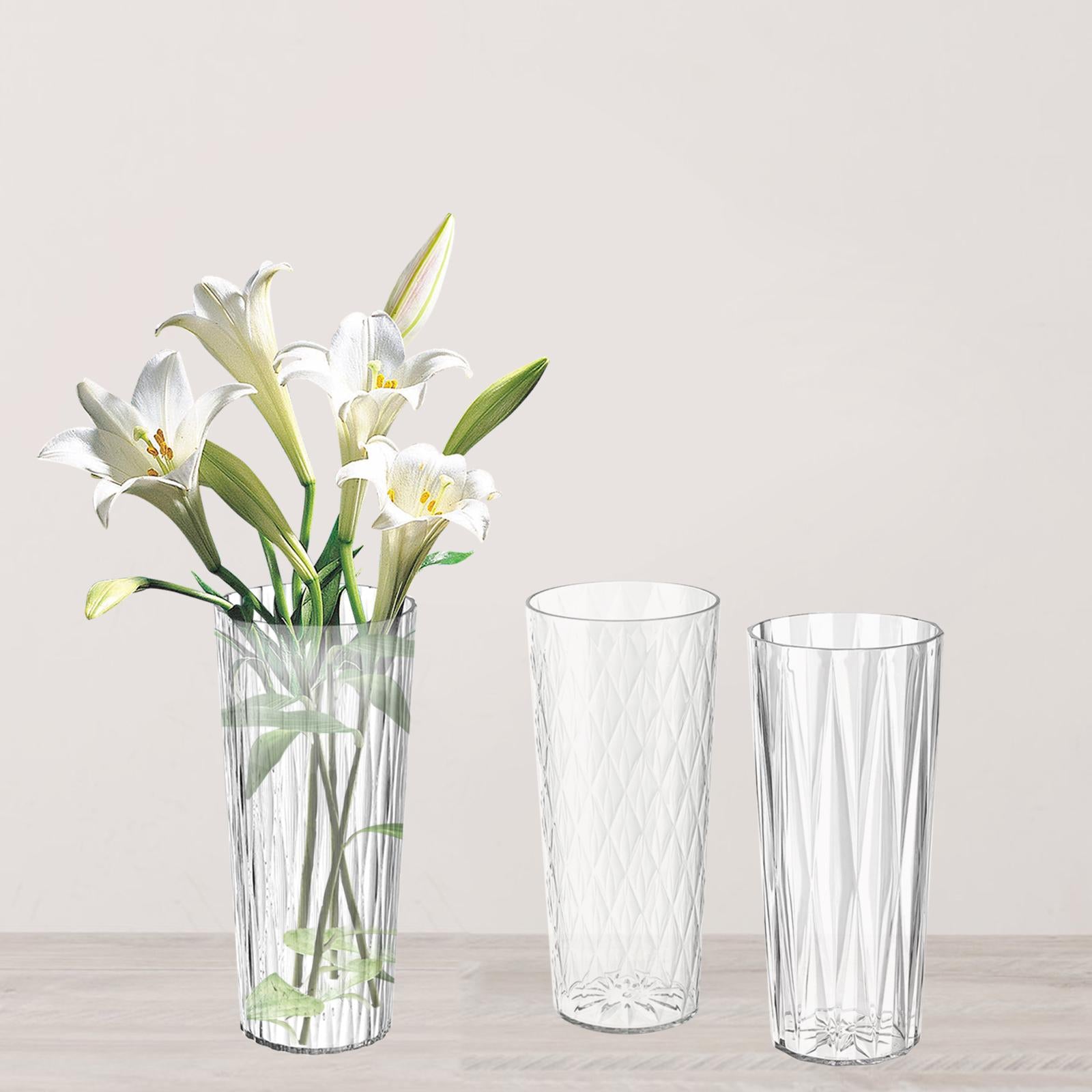Decorative Vase Elegant Photo Prop Flower Pot for Office Living Room Kitchen Style A