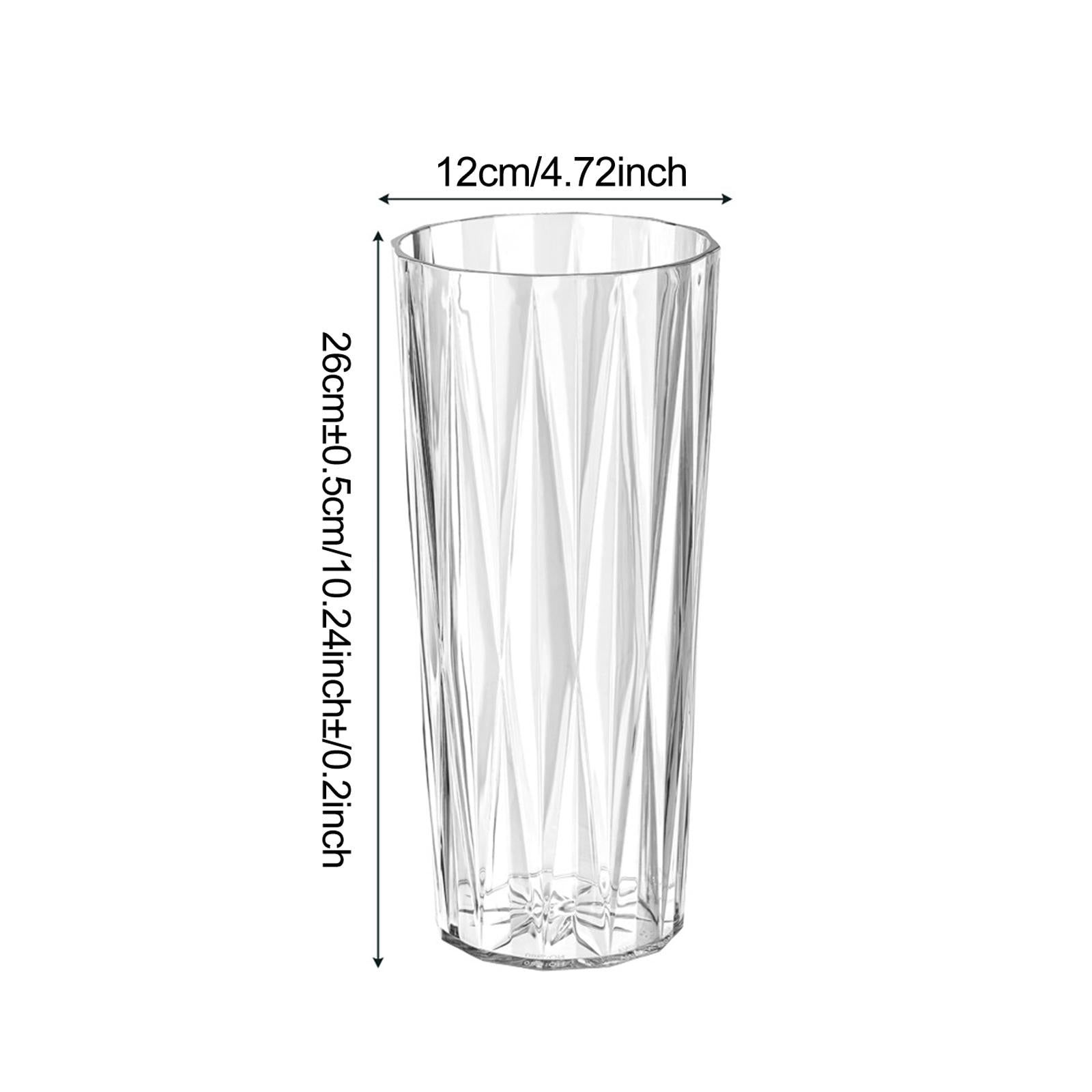 Decorative Vase Elegant Photo Prop Flower Pot for Office Living Room Kitchen Style C