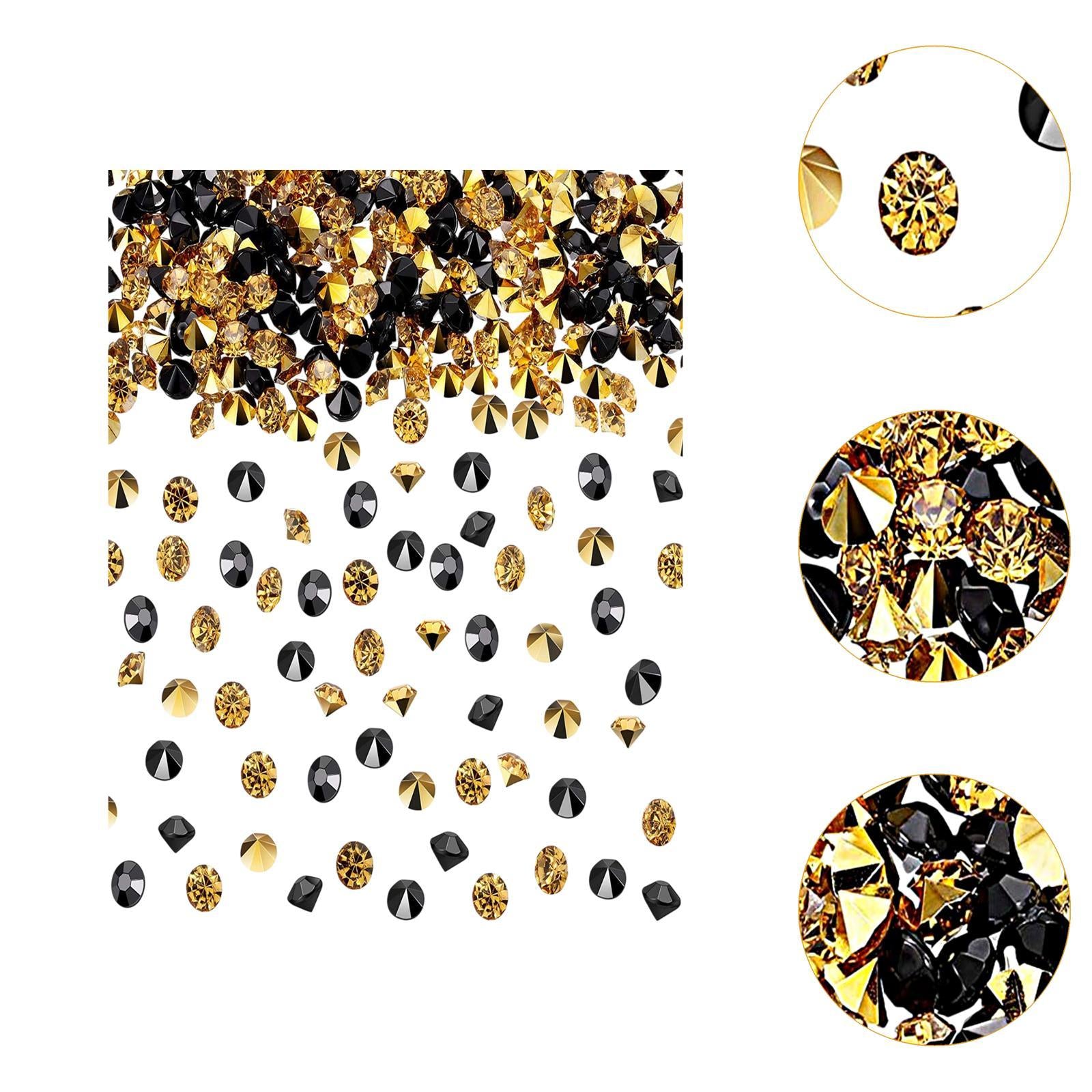 10000 Pieces Acrylic Rhinestones DIY Crafts for Bridal Shower Birthday Favor