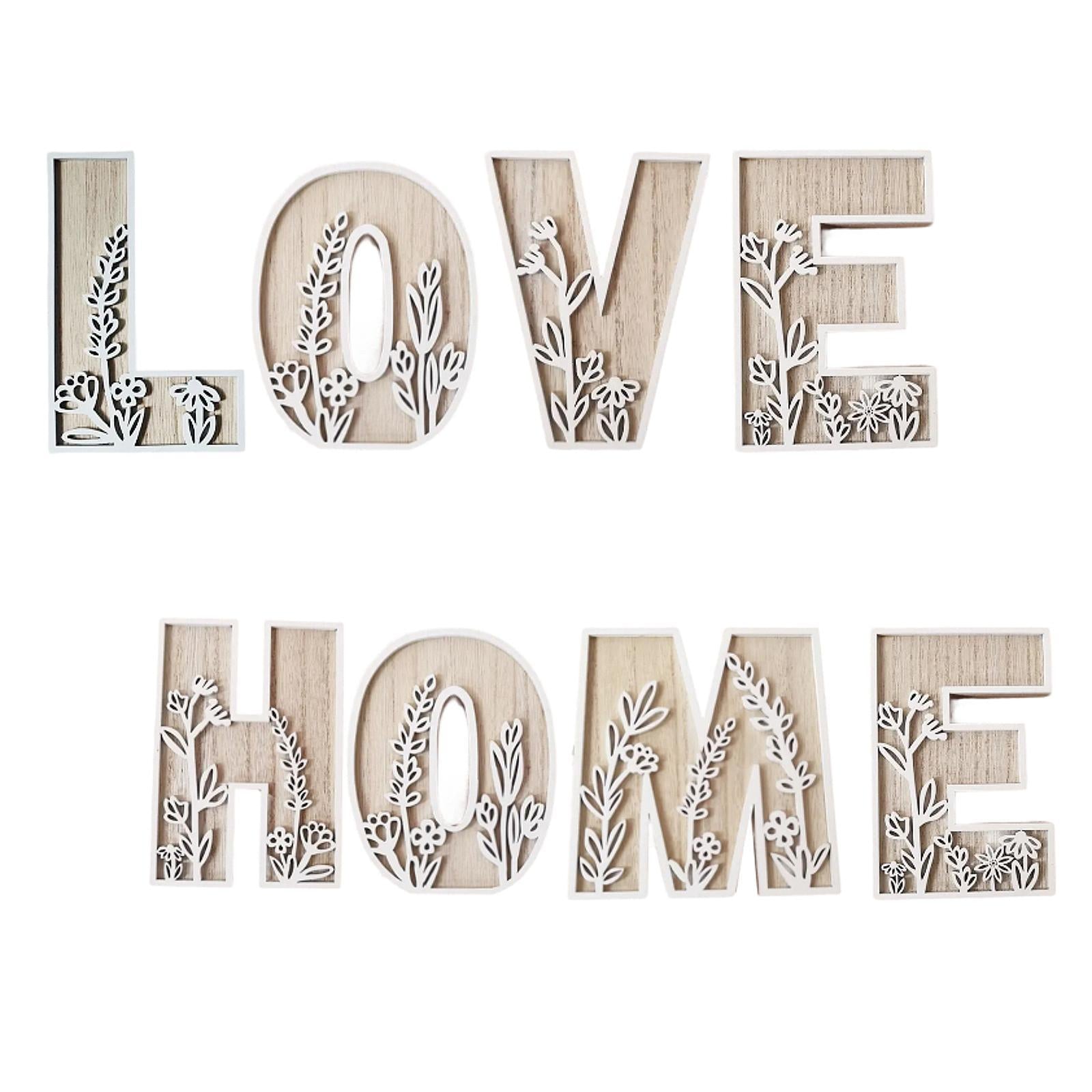 English Letters Statue Decorative Figurine for Bookshelf Party Supplies Dorm LOVE Ornament