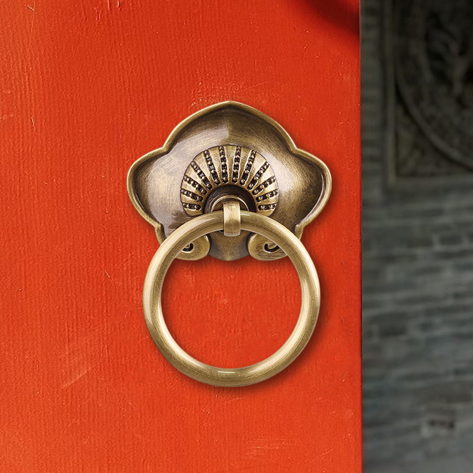 Gate Handle Replacement Brass Door Hardware for Wooden House Fence Farmhouse Bronze