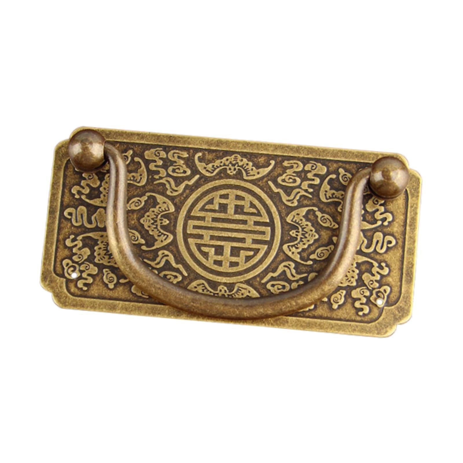 Cabinet Pull Handle Brass Sturdy Drawer Handle for Living Room Bathroom Home Bronze