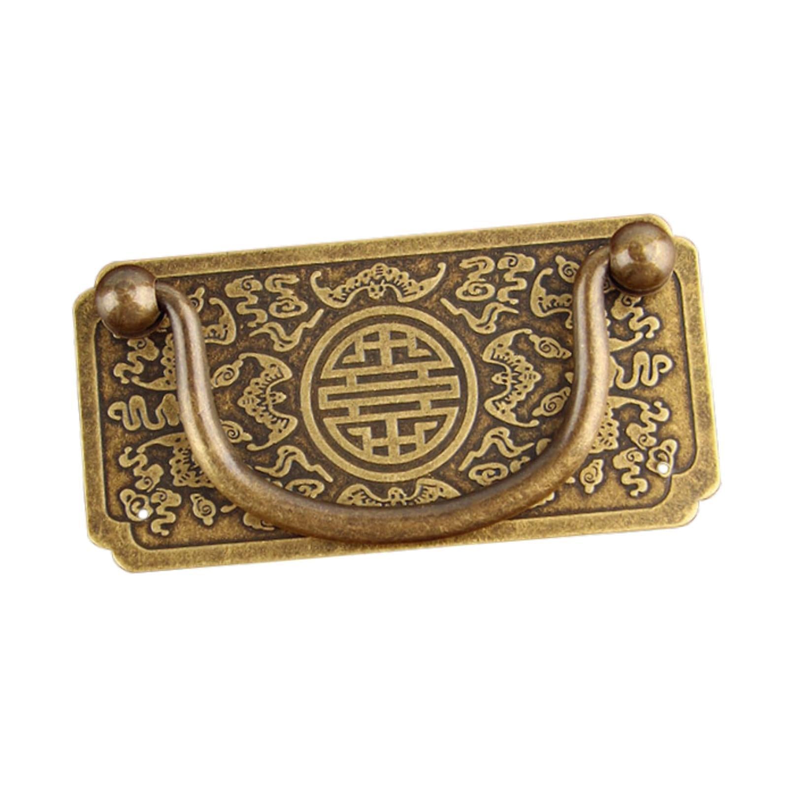 Cabinet Pull Handle Brass Sturdy Drawer Handle for Living Room Bathroom Home Bronze