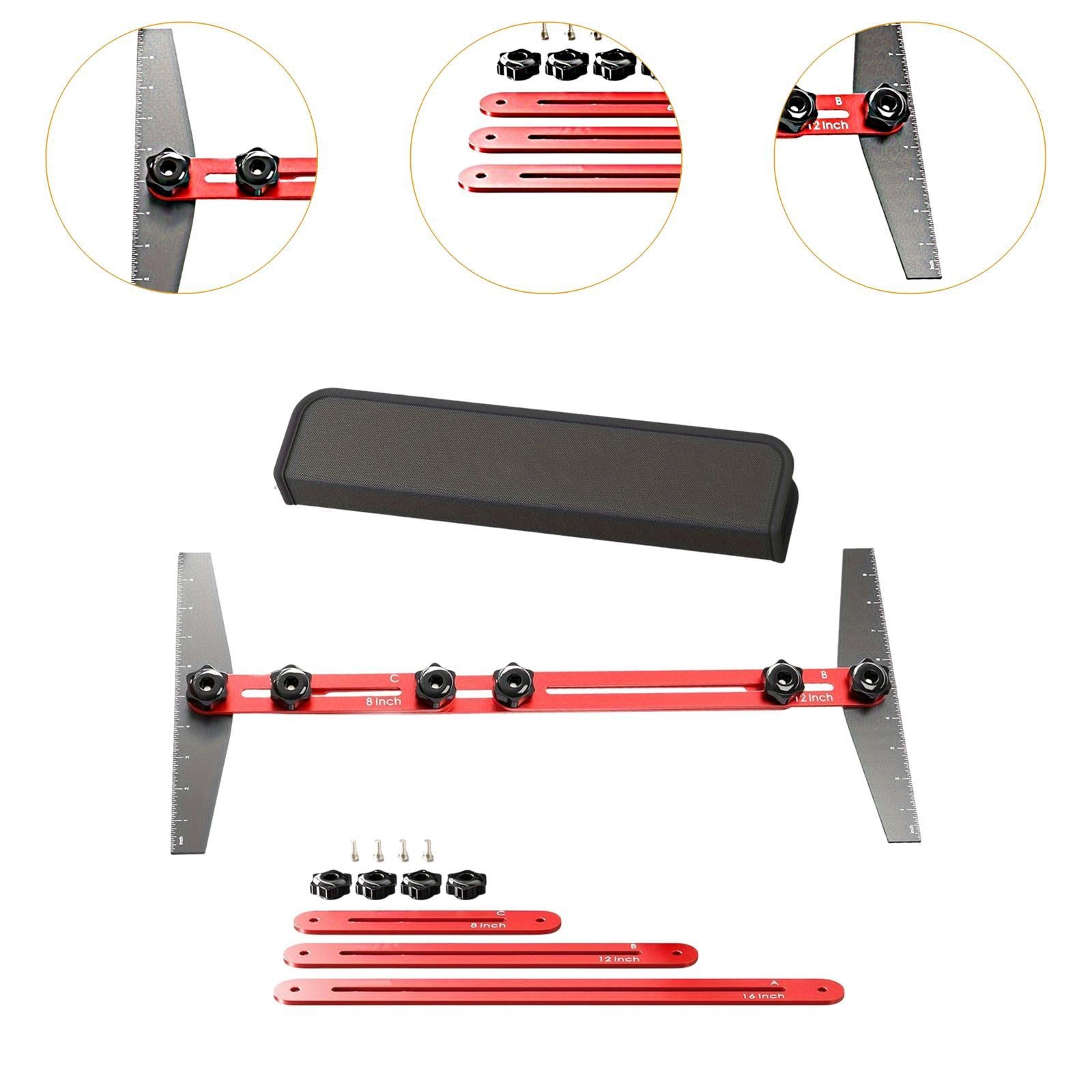 Stair Treads Gauge Reusable Stair Gauge Set Easily Operate Shelf Scribe Tool