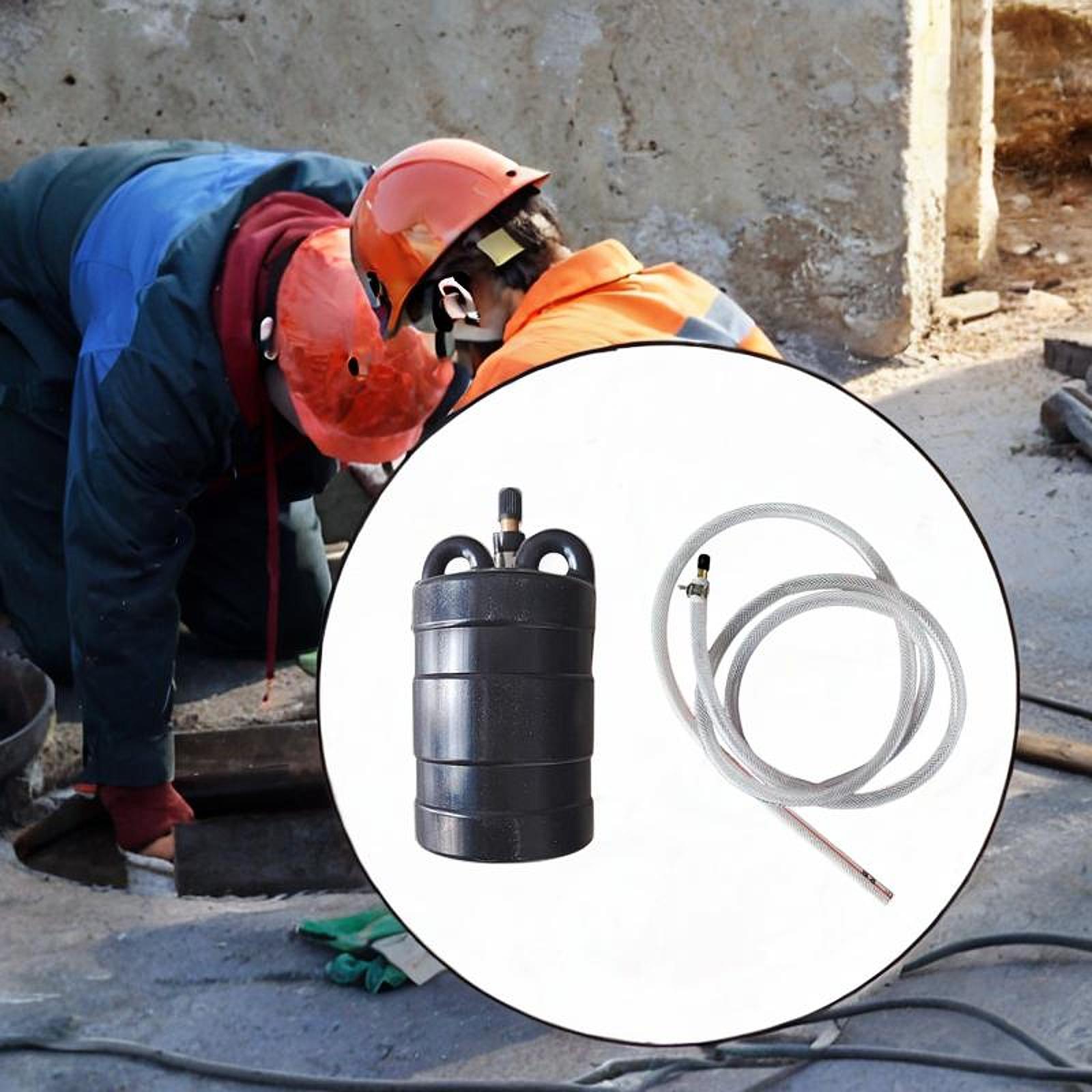 Inflatable Pipe Plug with Extension Tube for Household Shower Drain Bathroom DN150mm