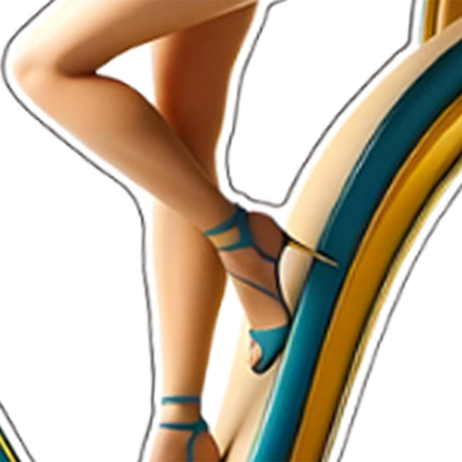 2D High Heels Beauty Decoration Acrylic Decor for Home Bookshelf Living Room