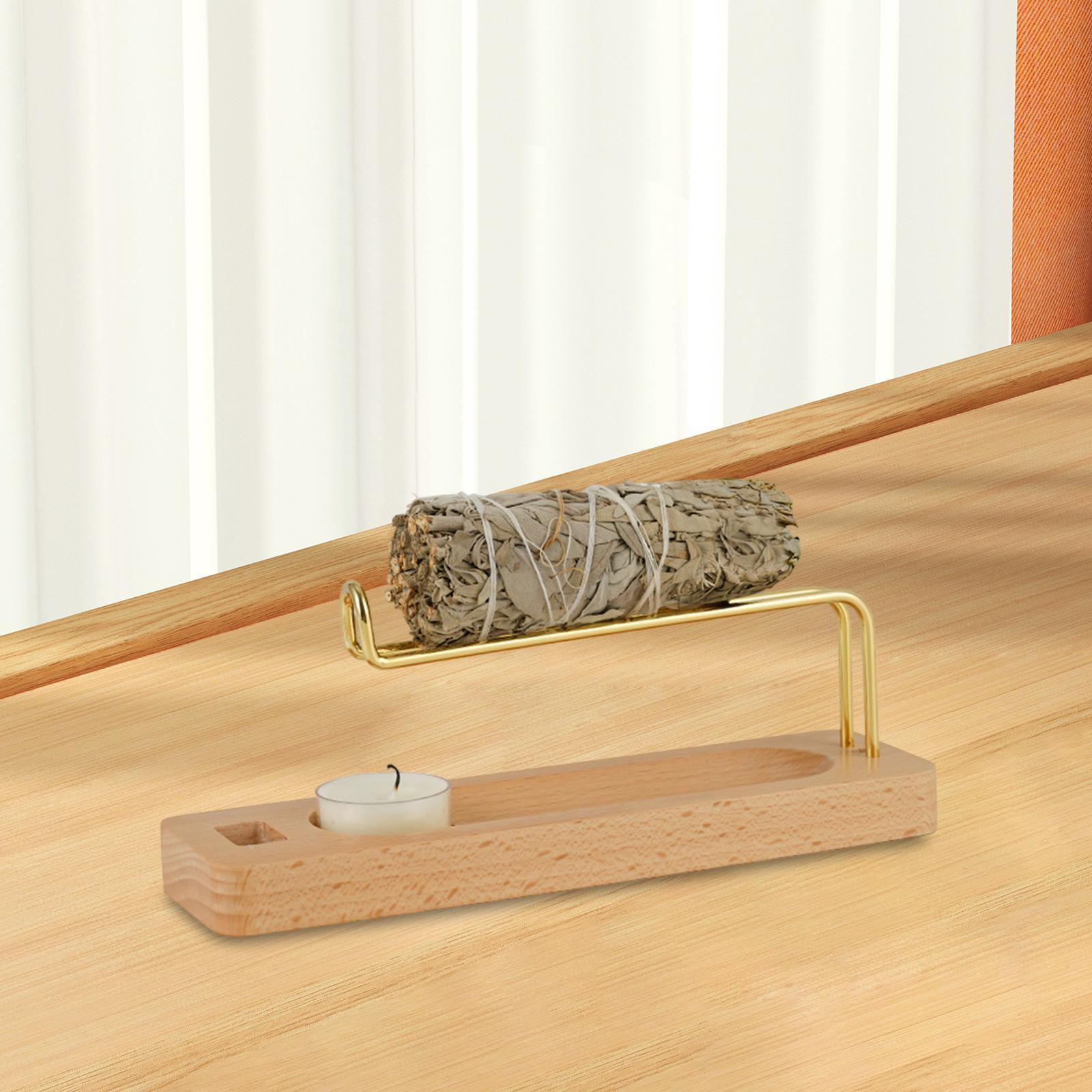 Palo Santo Holder Desktop 3 in 1 Furnishings Table Centerpiece Multifunction