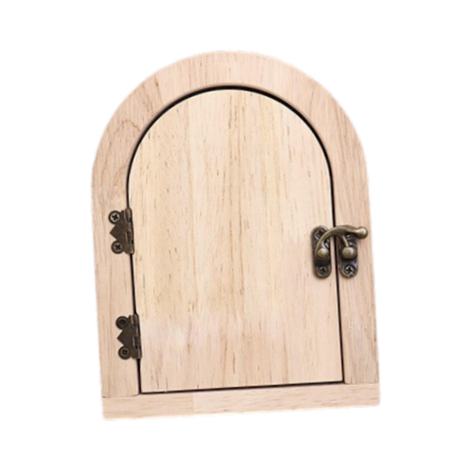 Outlet Cover Wood Elegant Socket Protection Box for Kitchen Workshop Bedroom 12x15.7cm Beige