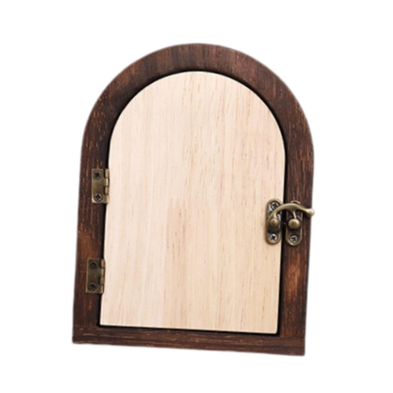 Outlet Cover Wood Elegant Socket Protection Box for Kitchen Workshop Bedroom 12x15.7cm Brown and Beige