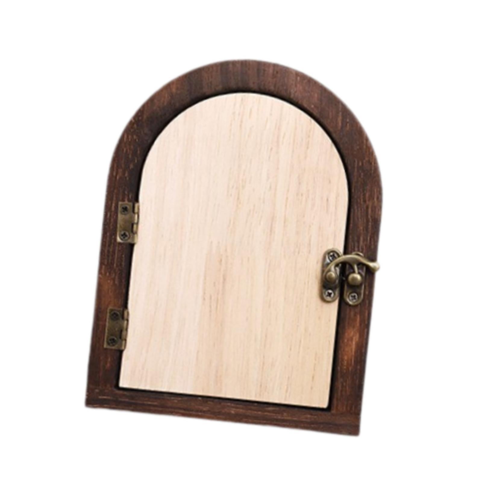 Outlet Cover Wood Elegant Socket Protection Box for Kitchen Workshop Bedroom 12x15.7cm Brown and Beige