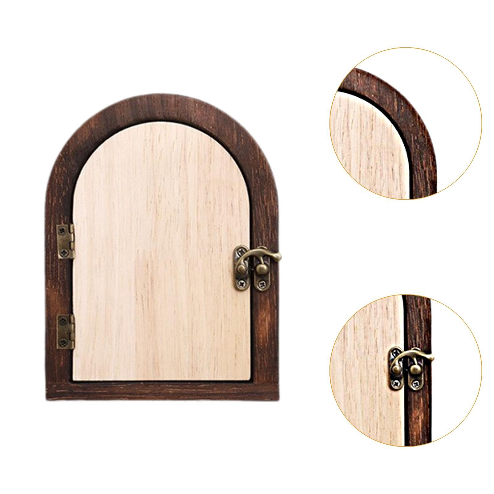 Outlet Cover Wood Elegant Socket Protection Box for Kitchen Workshop Bedroom 12x15.7cm Brown and Beige