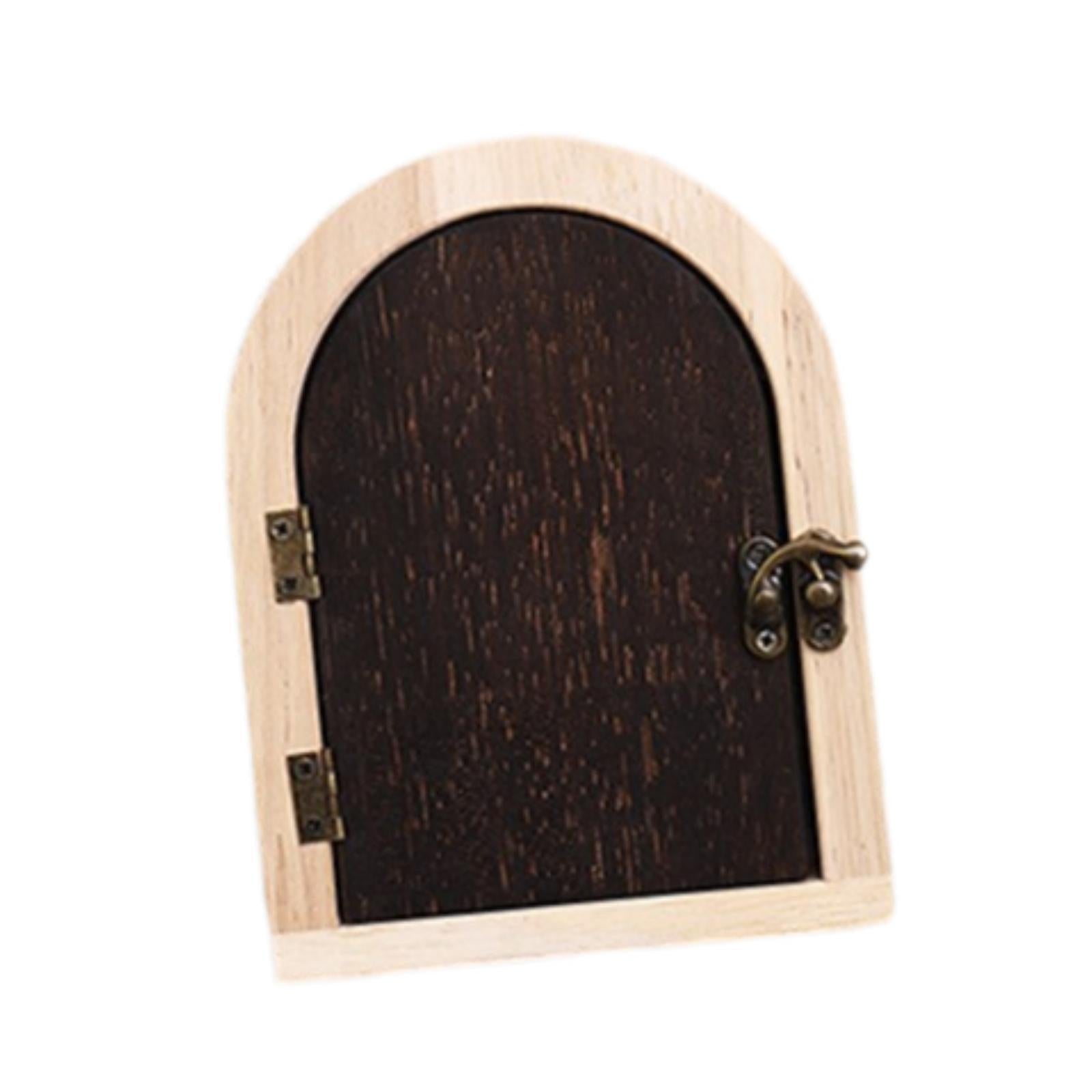 Outlet Cover Wood Elegant Socket Protection Box for Kitchen Workshop Bedroom 12x15.7cm Beige and Brown