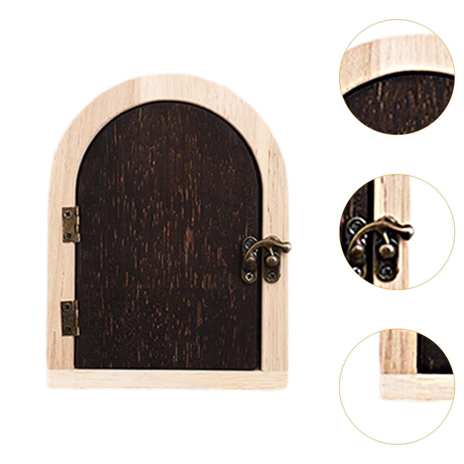 Outlet Cover Wood Elegant Socket Protection Box for Kitchen Workshop Bedroom 12x15.7cm Beige and Brown
