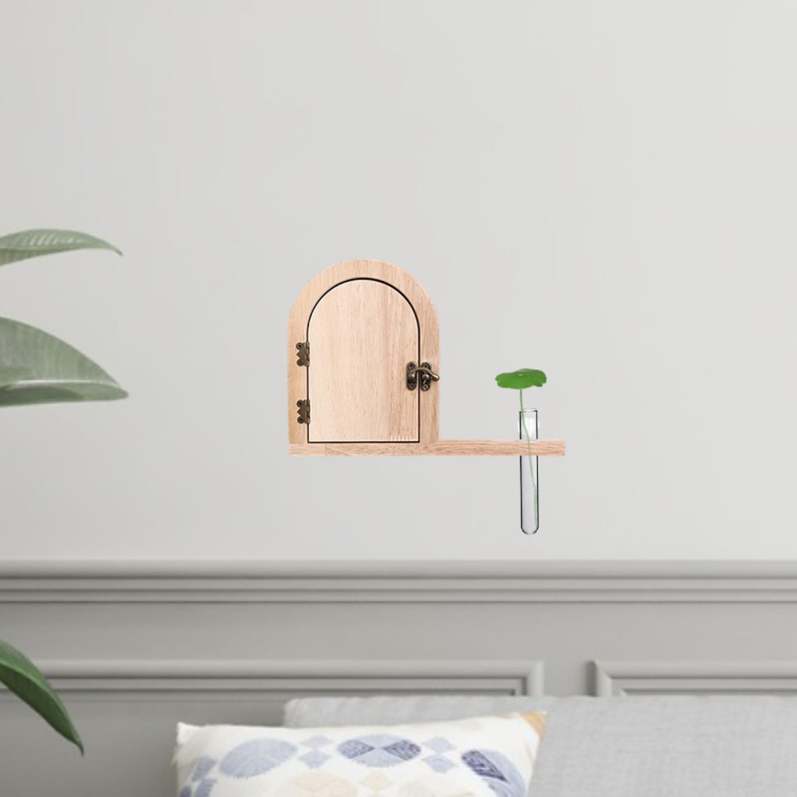 Outlet Cover Wood Elegant Socket Protection Box for Kitchen Workshop Bedroom 22x15.7cm Beige