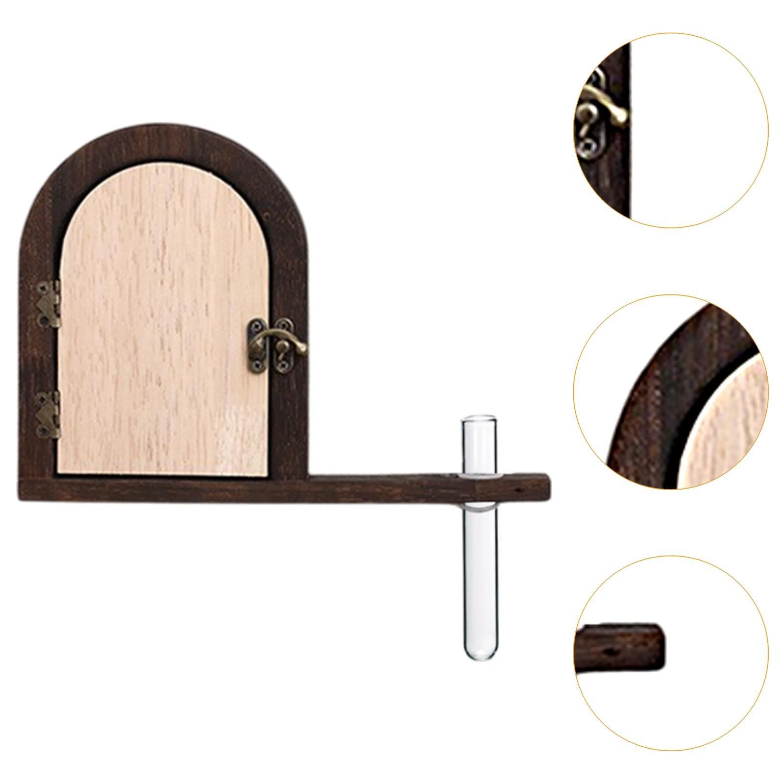 Outlet Cover Wood Elegant Socket Protection Box for Kitchen Workshop Bedroom 22x15.7cm Brown and Beige