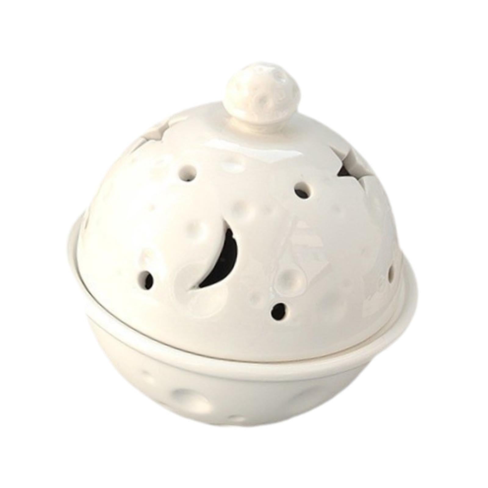 Ceramic Incense Burner Tealight Candle Holder for Living Room Bedroom Office