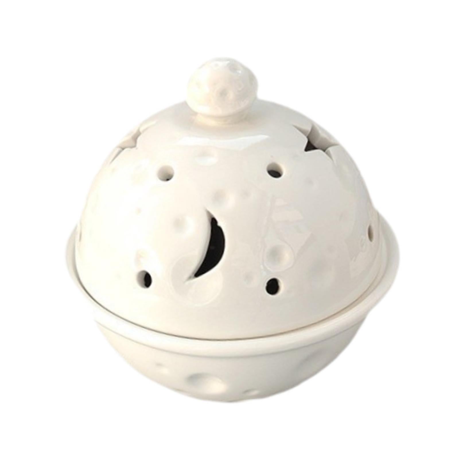 Ceramic Incense Burner Tealight Candle Holder for Living Room Bedroom Office