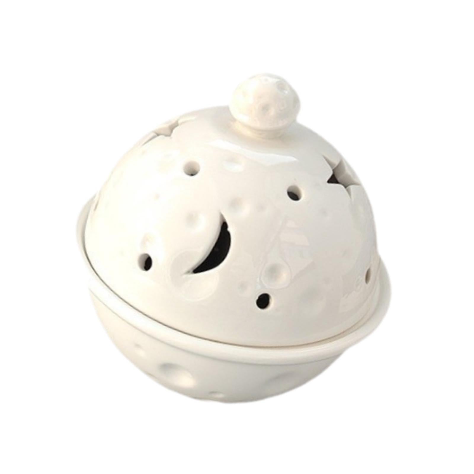 Ceramic Incense Burner Tealight Candle Holder for Living Room Bedroom Office