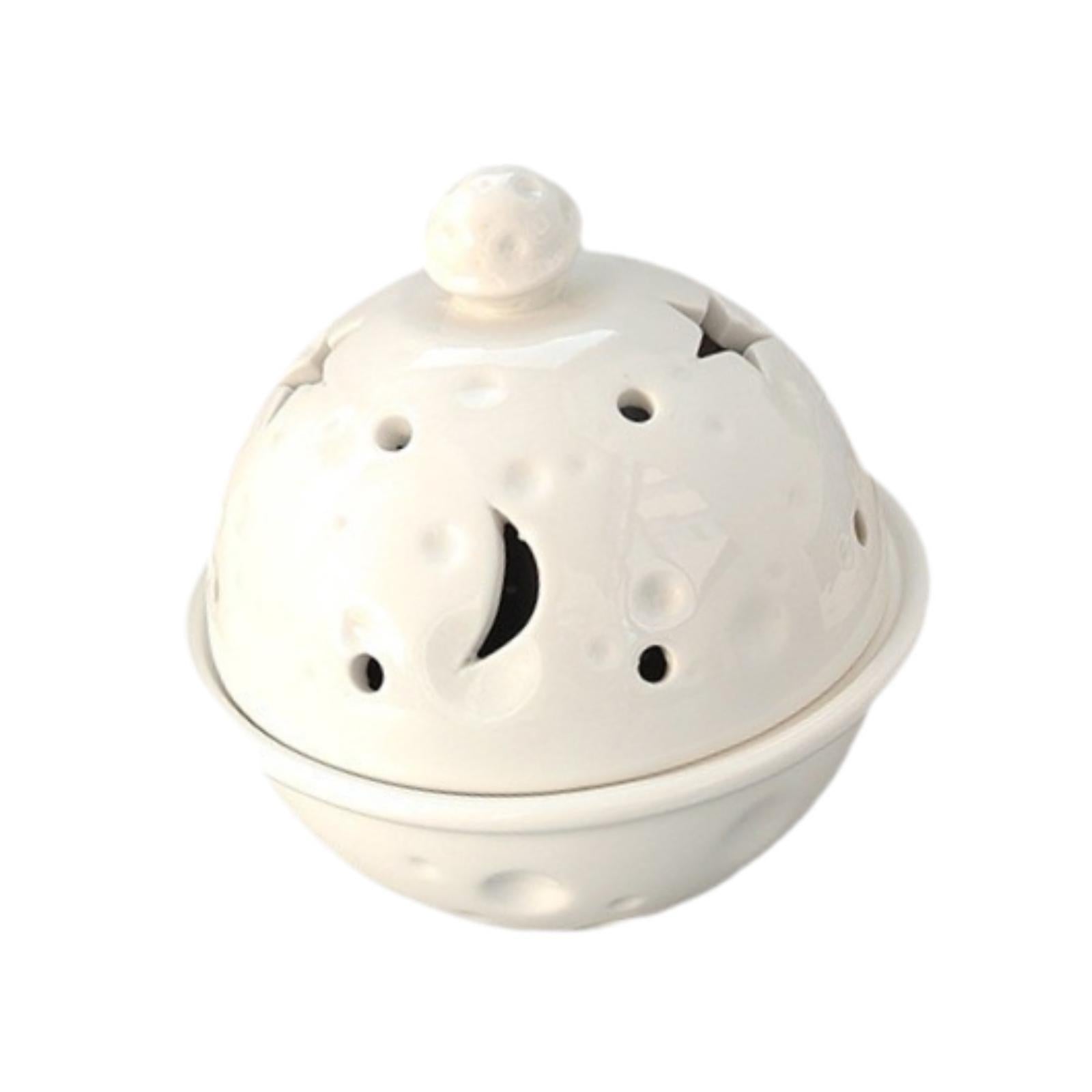 Ceramic Incense Burner Tealight Candle Holder for Living Room Bedroom Office
