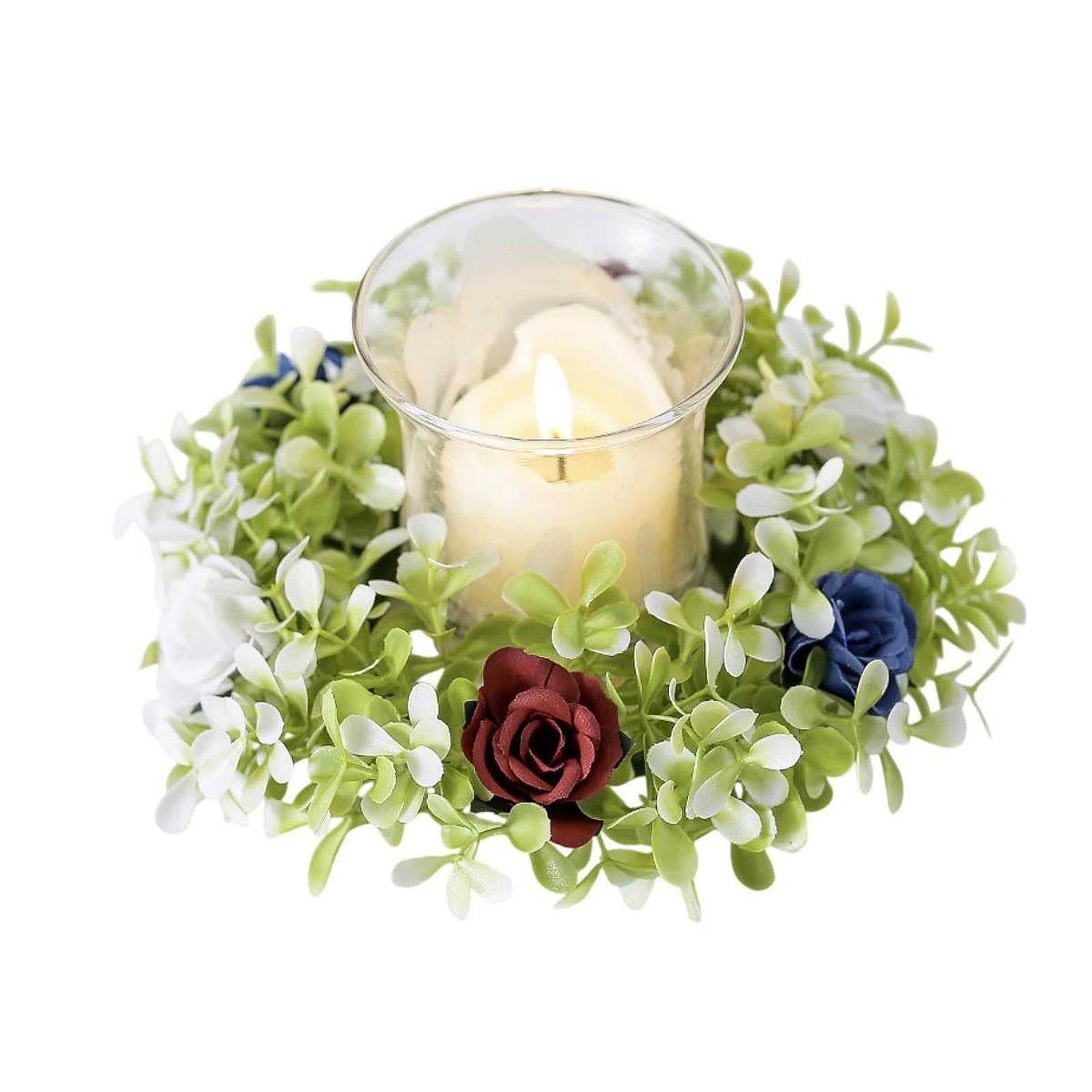 Candle Wreath Modern Candlestick Garland for Housewarming Farmhouse Festival