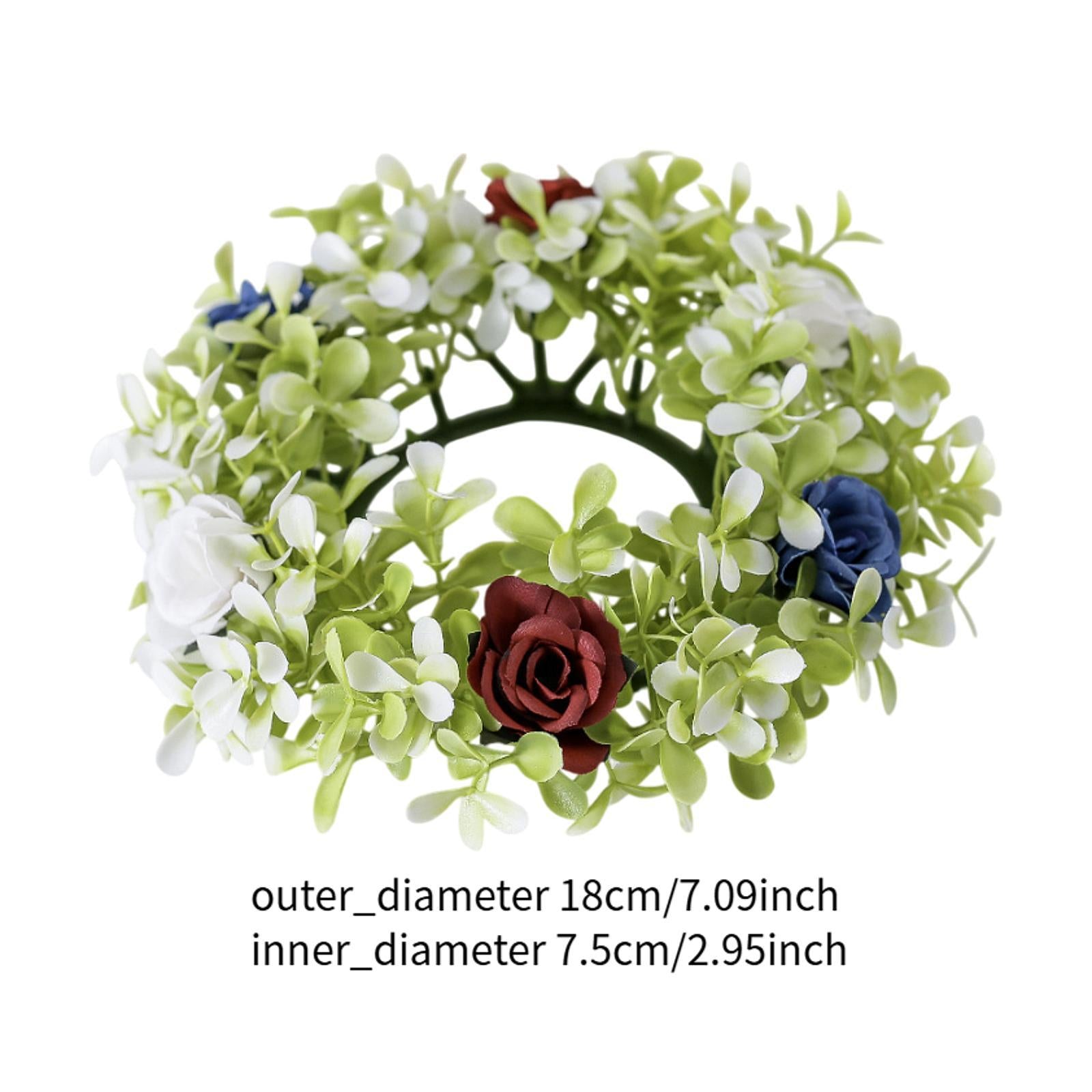 Candle Wreath Modern Candlestick Garland for Housewarming Farmhouse Festival