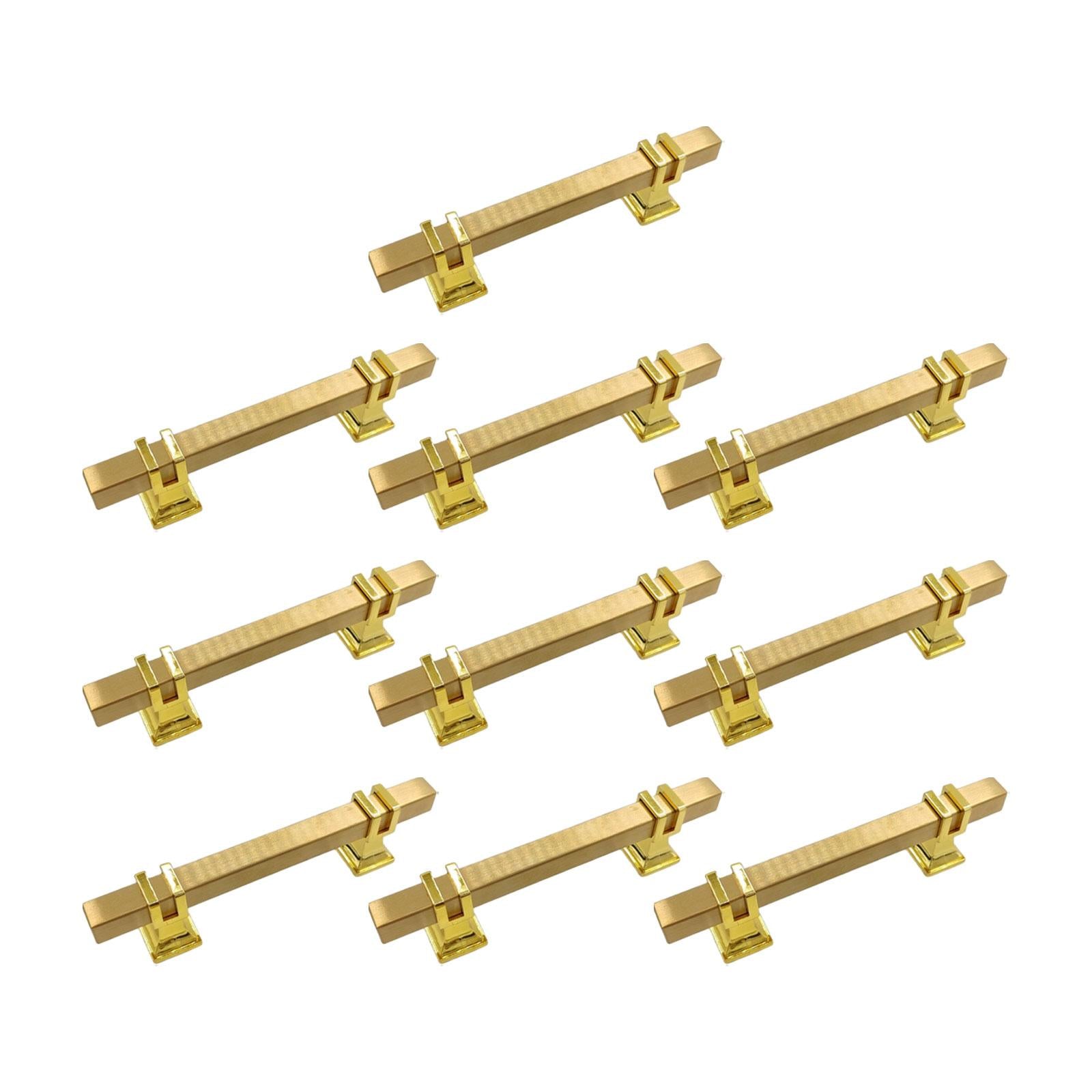Drawer Pulls Cabinet Hardware Versatile 10Pieces for Bathroom Rust Resistant