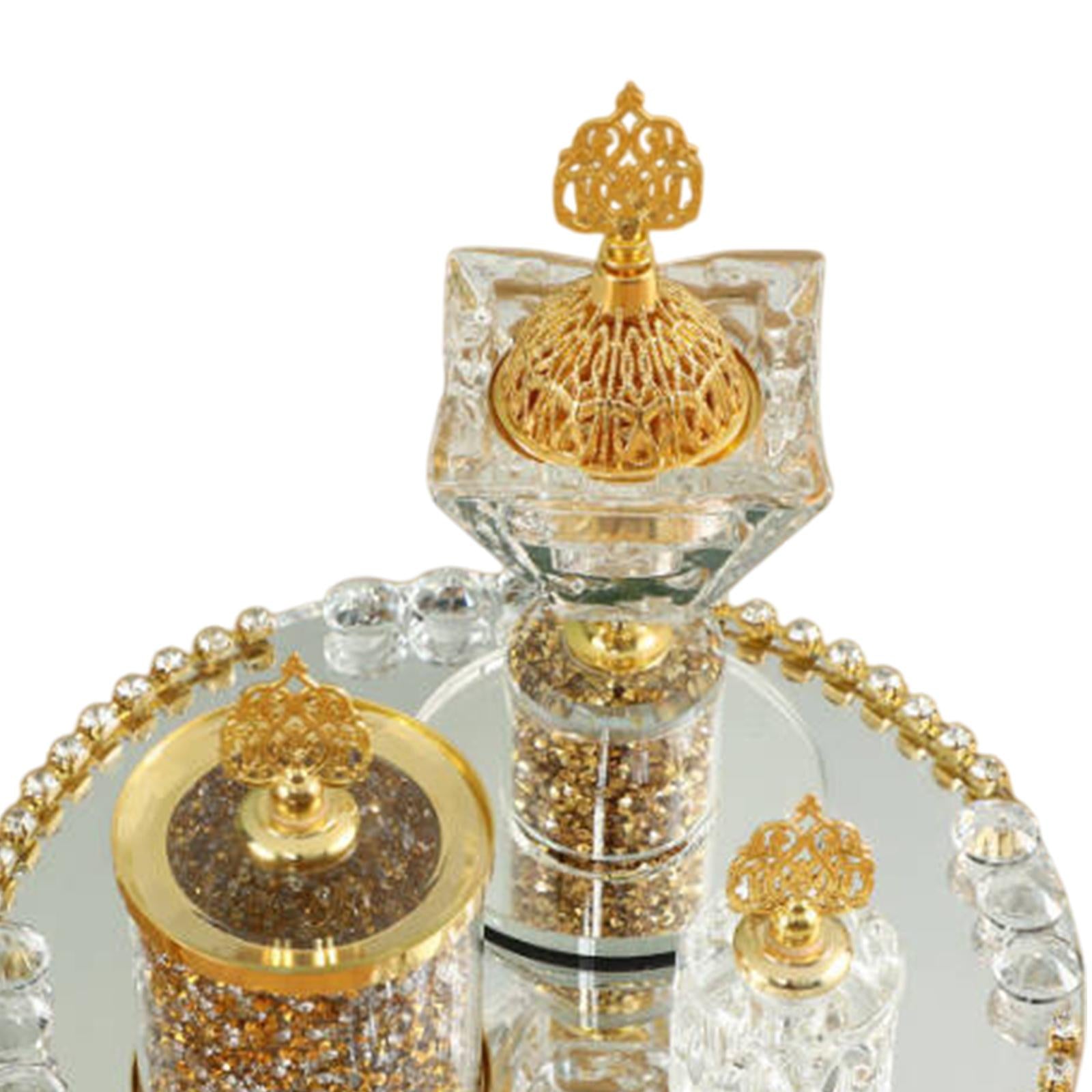 5Pcs Arabic Incense Burner Set Versatile for Prayer, Yoga, Meditation Sturdy