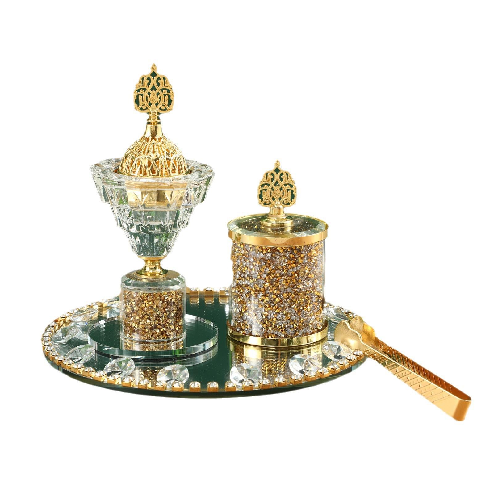 5Pcs Arabic Incense Burner Set Versatile for Prayer, Yoga, Meditation Sturdy
