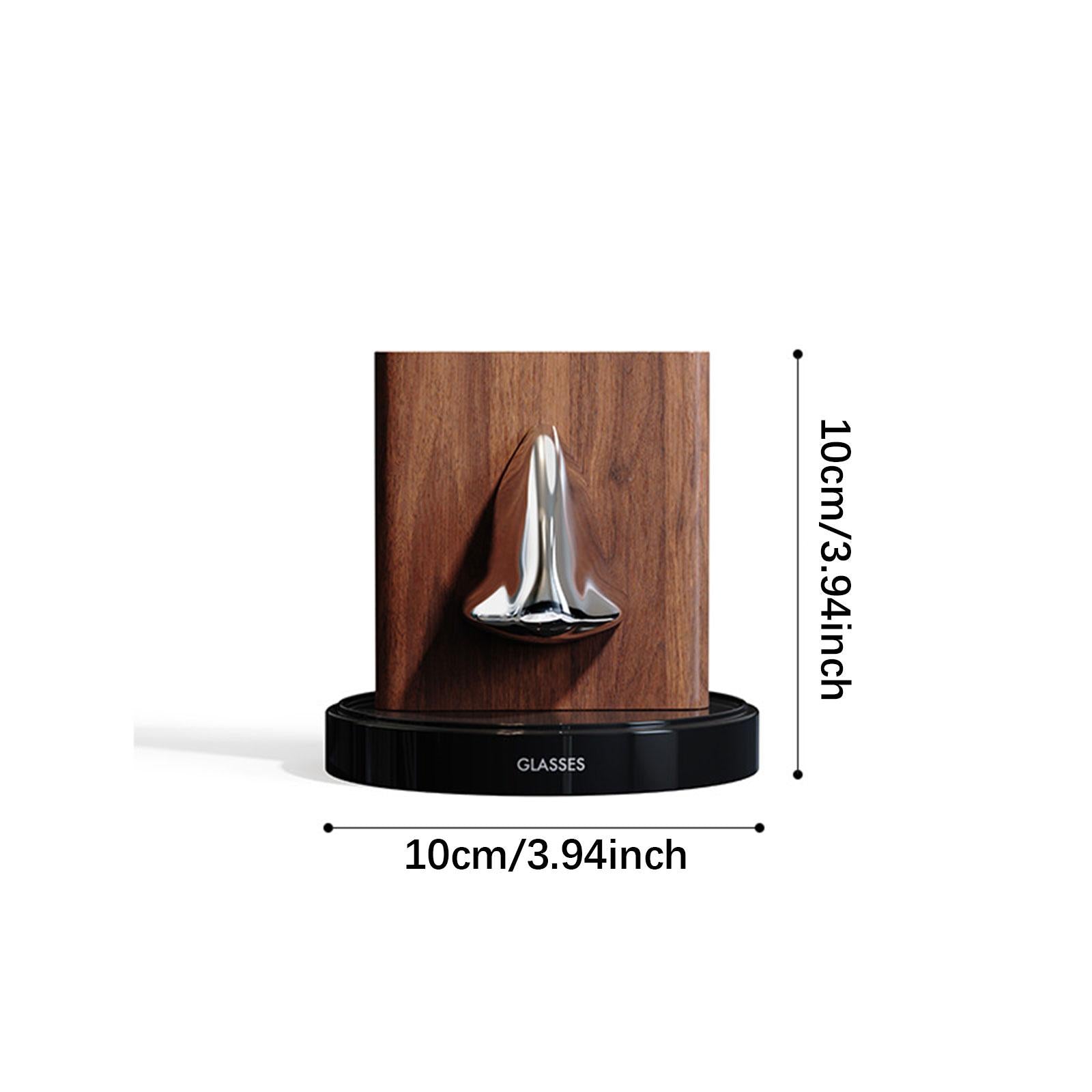 Human Nose Glasses Holder Stand Friends Gift for Bedroom Entryway Home Decor Black Silvery Brown