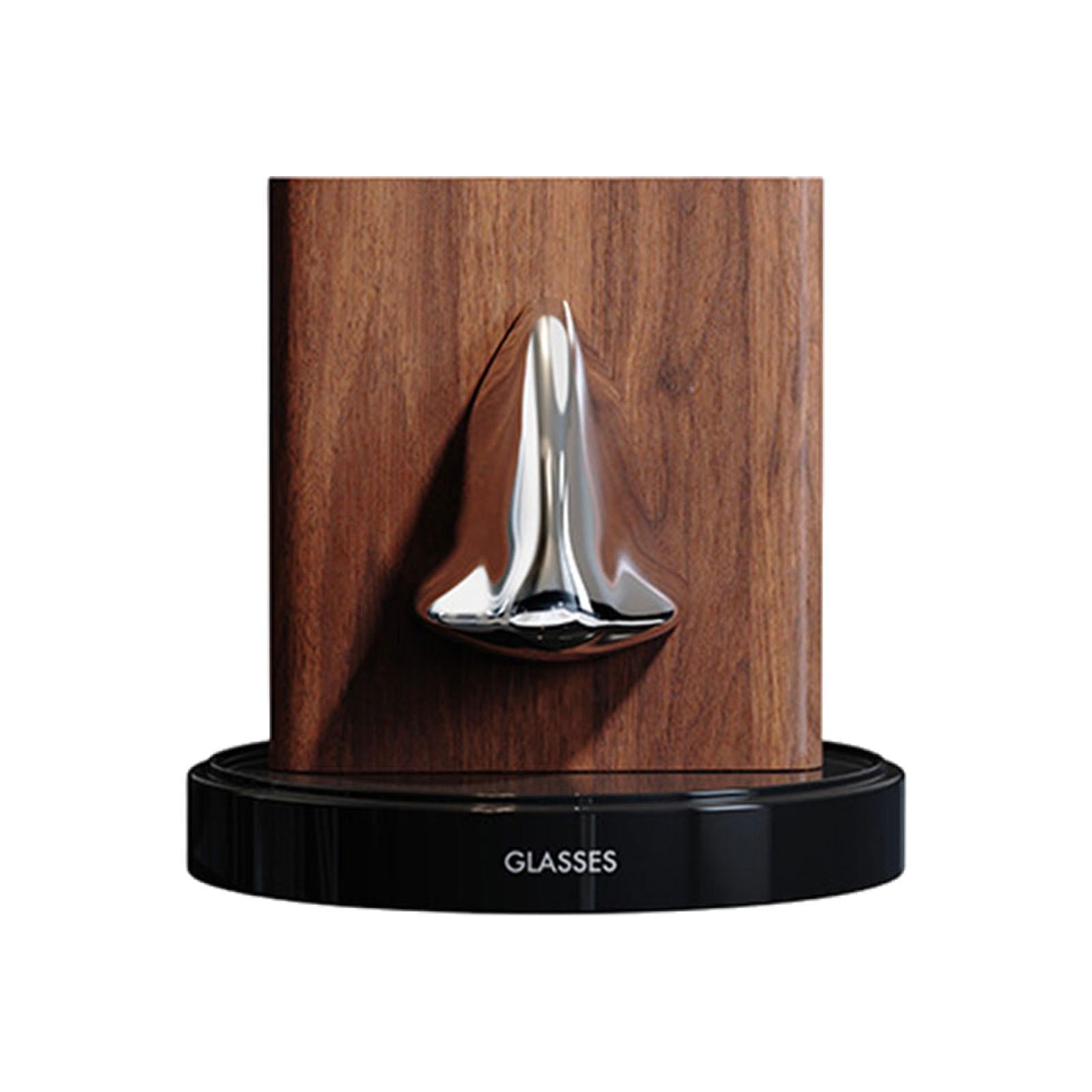 Human Nose Glasses Holder Stand Friends Gift for Bedroom Entryway Home Decor Black Silvery Brown
