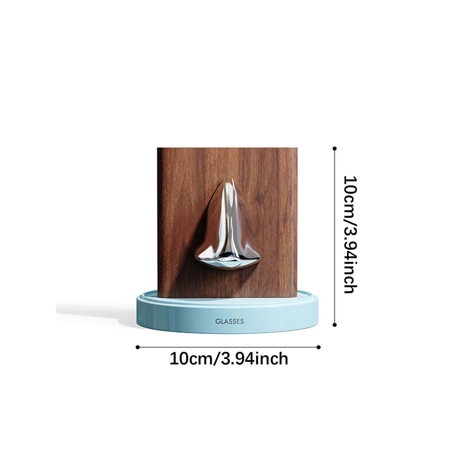 Human Nose Glasses Holder Stand Friends Gift for Bedroom Entryway Home Decor Blue Silvery Brown