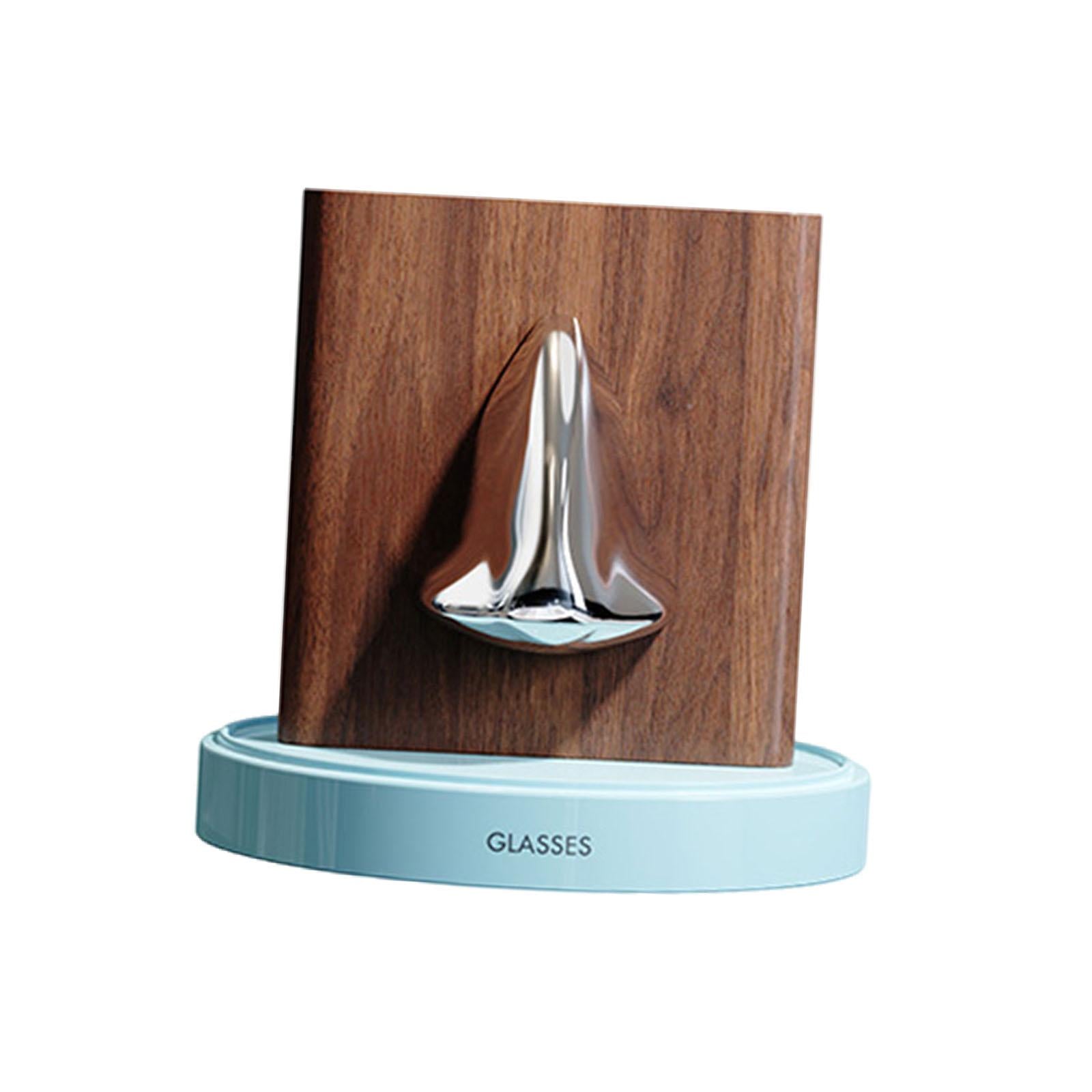 Human Nose Glasses Holder Stand Friends Gift for Bedroom Entryway Home Decor Blue Silvery Brown