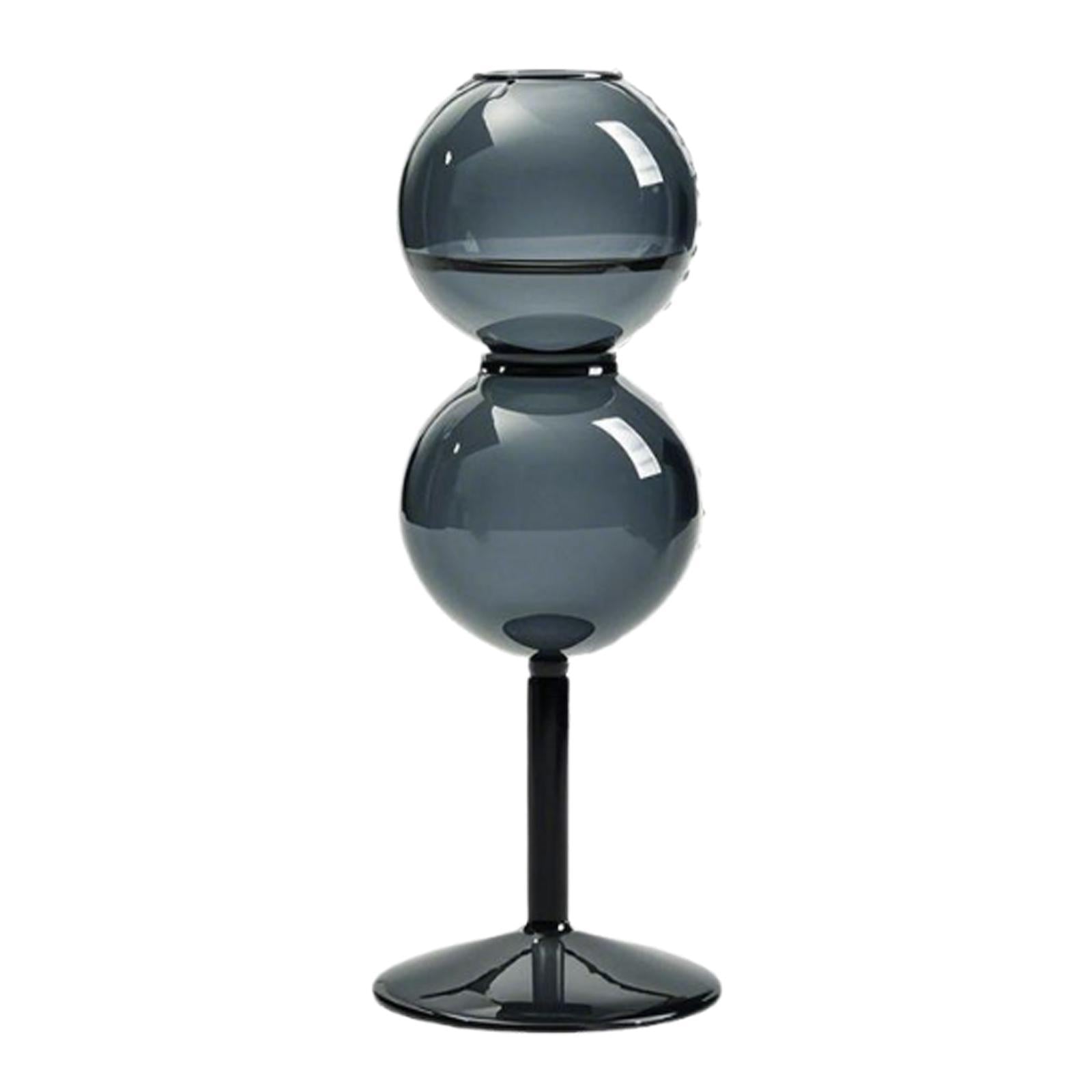 Glass Bubble Vase Modern Photo Prop Table Decoration for Porch Balcony Shelf