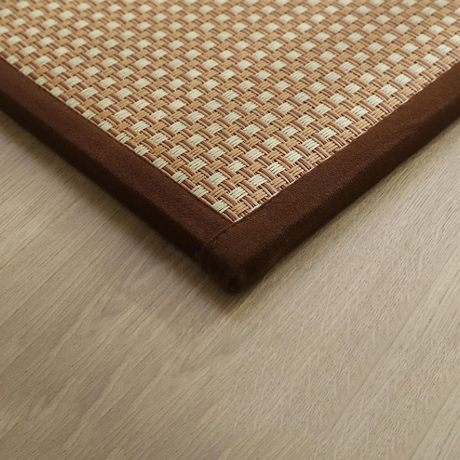 180x180cm Rattan Japanese Tatami Mat Breathable Crawling Playmat for Bedroom Style A