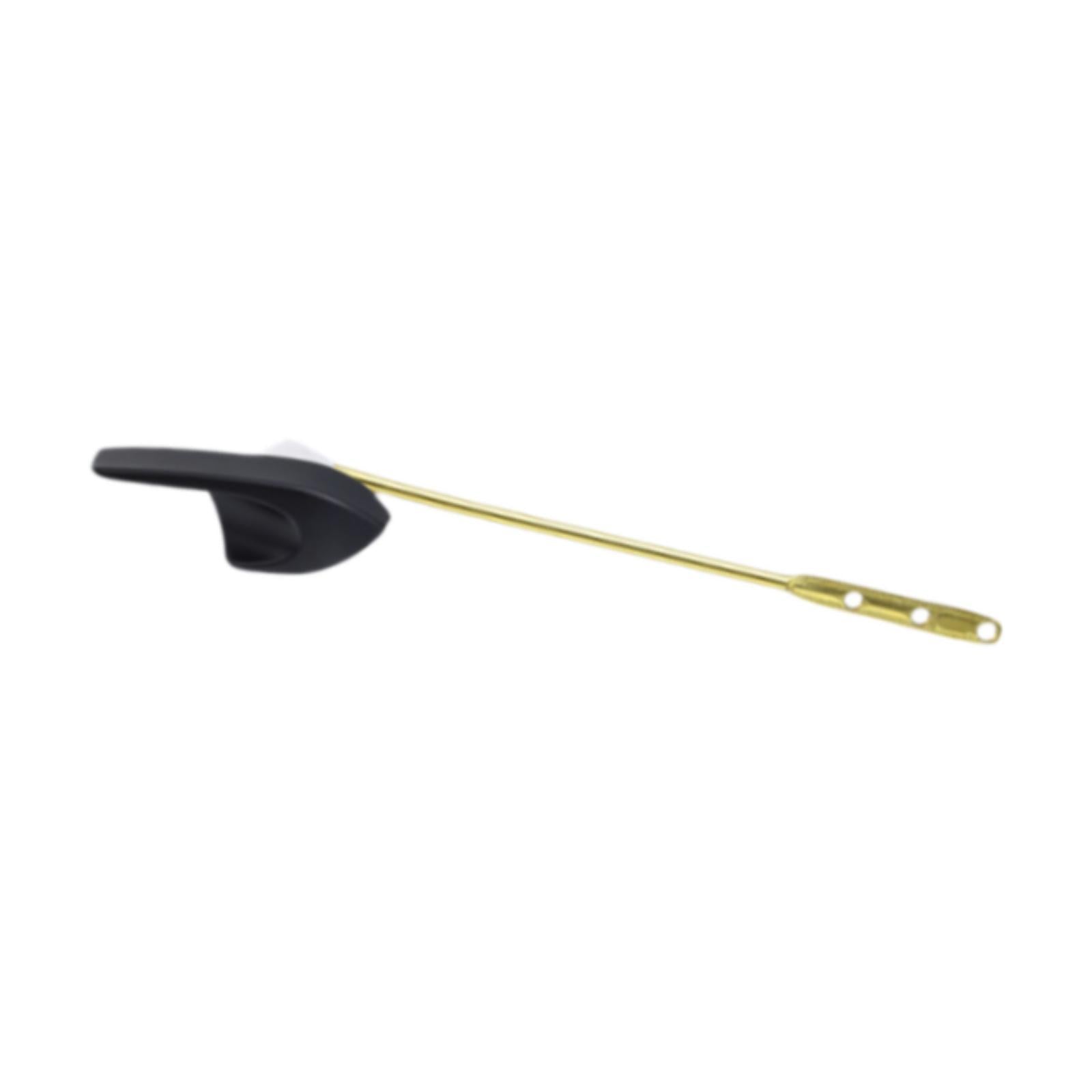Toilet Tank Flush Handle Easy Installation Rust Resistant Toilet Repair Tool Black
