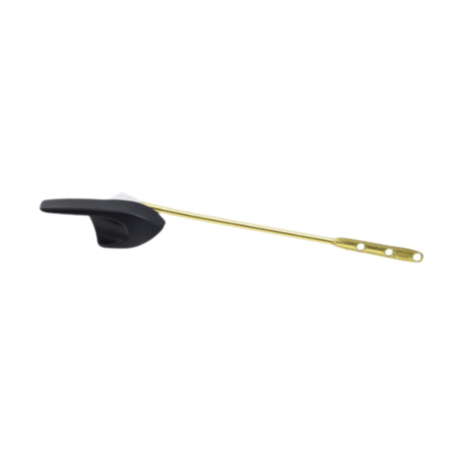 Toilet Tank Flush Handle Easy Installation Rust Resistant Toilet Repair Tool Black