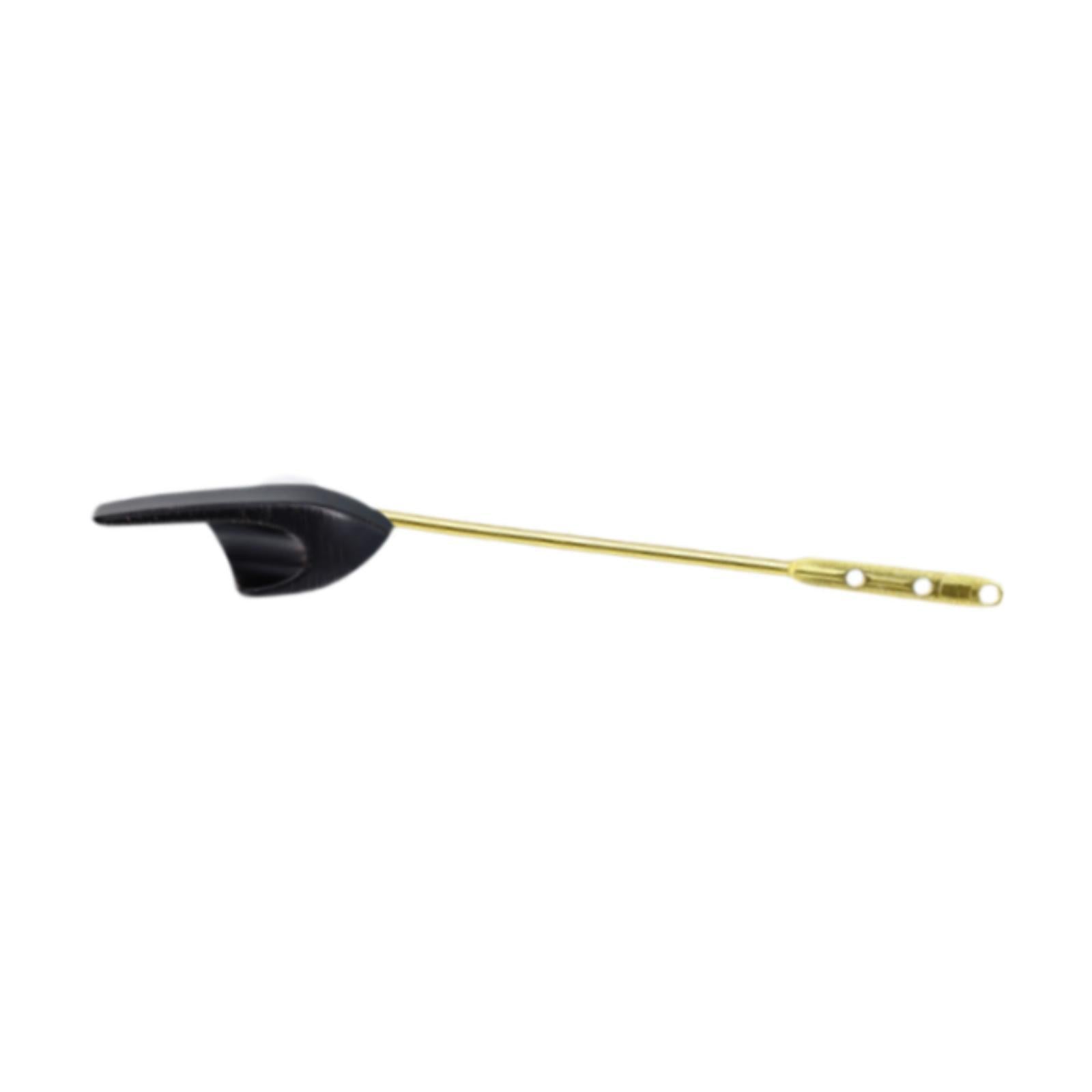 Front Mount Toilet Lever Toilet Part for Toilet Cistern Toilet Tank Home Use Black