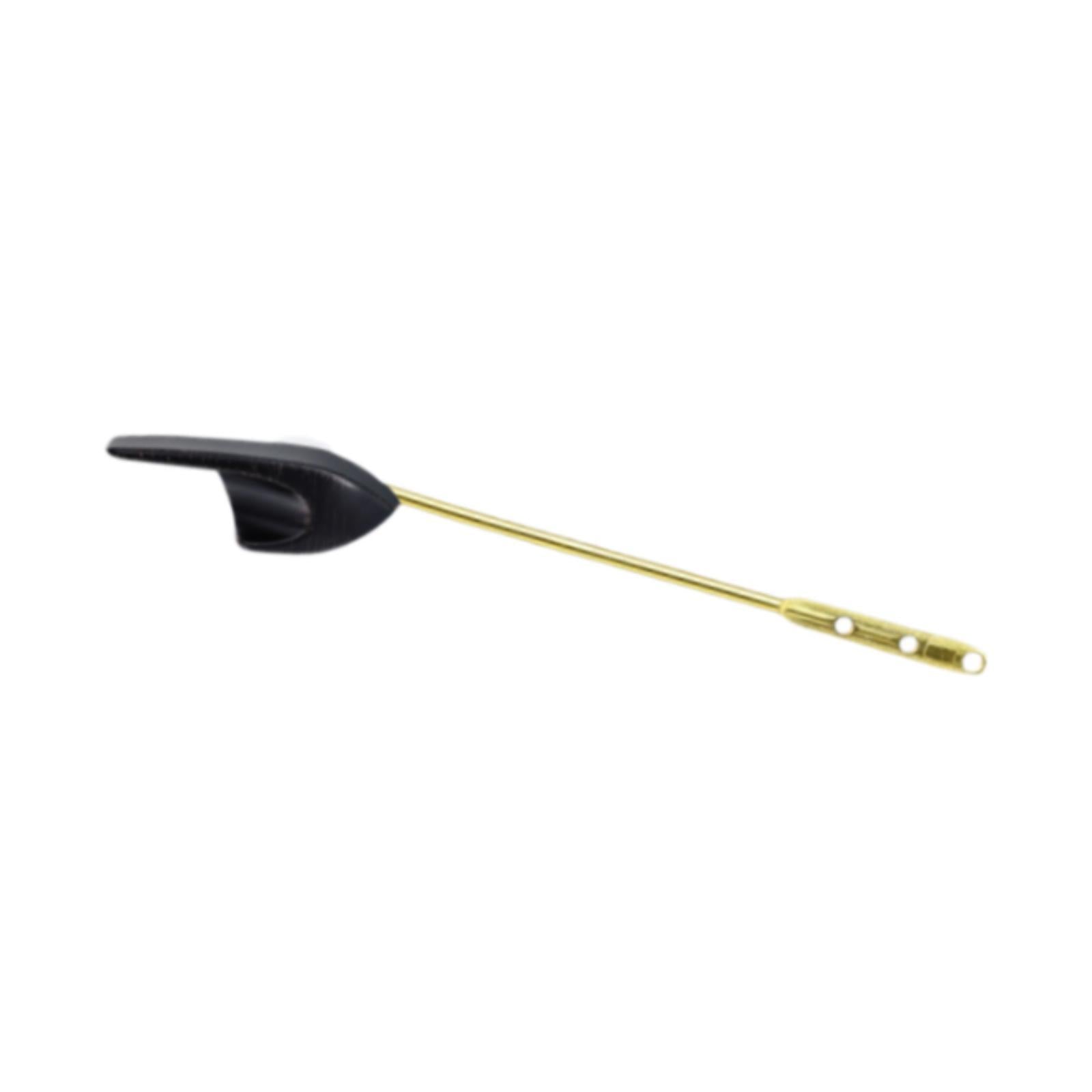 Front Mount Toilet Lever Toilet Part for Toilet Cistern Toilet Tank Home Use Black