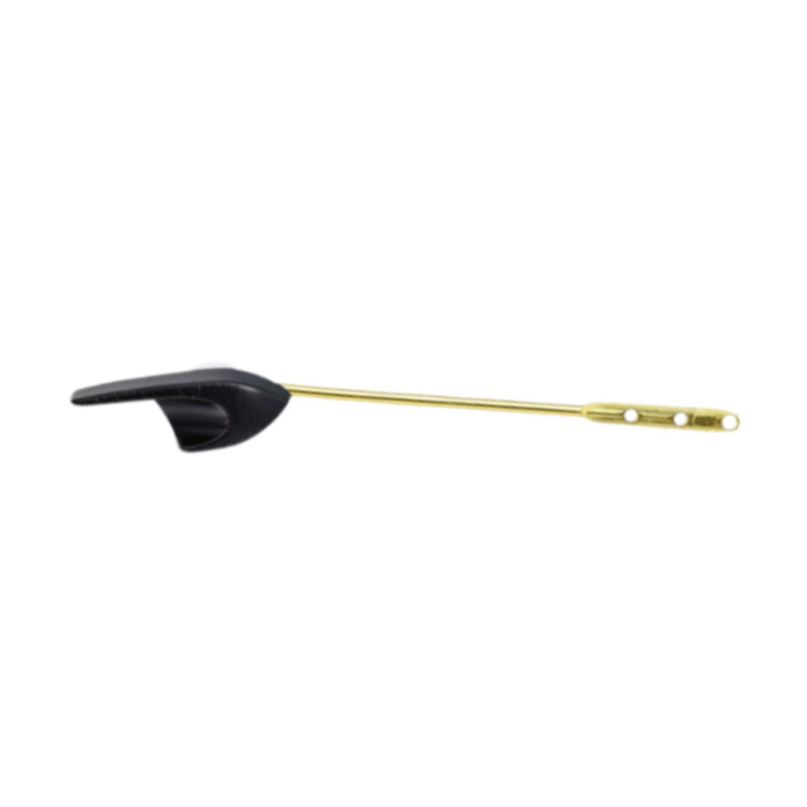 Front Mount Toilet Lever Toilet Part for Toilet Cistern Toilet Tank Home Use Black
