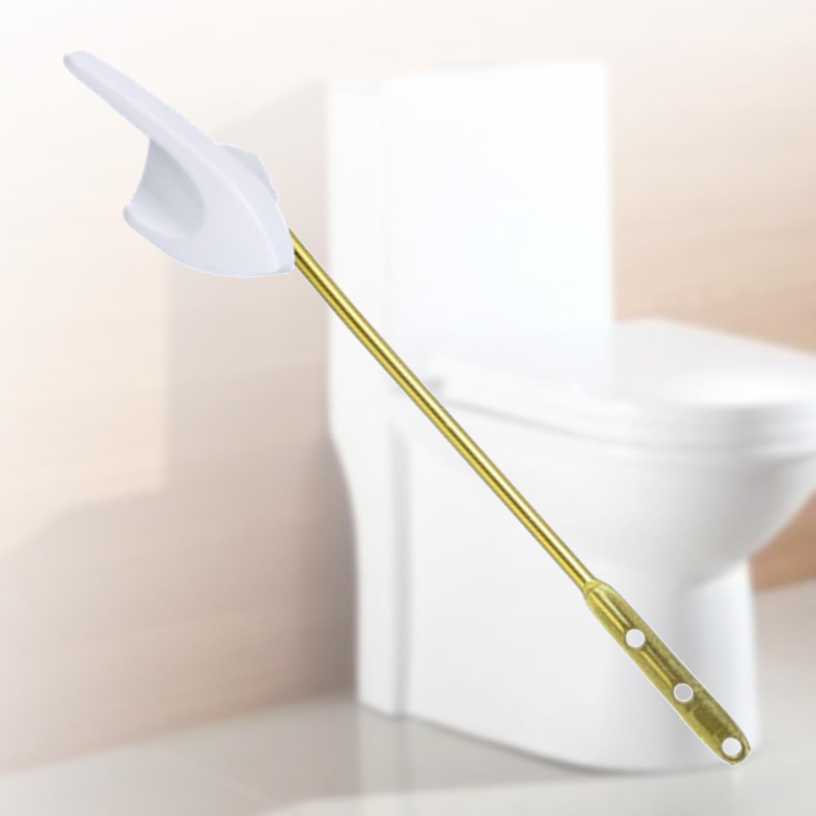 Toilet Tank Flush Handle Easy Installation Rust Resistant Toilet Repair Tool White