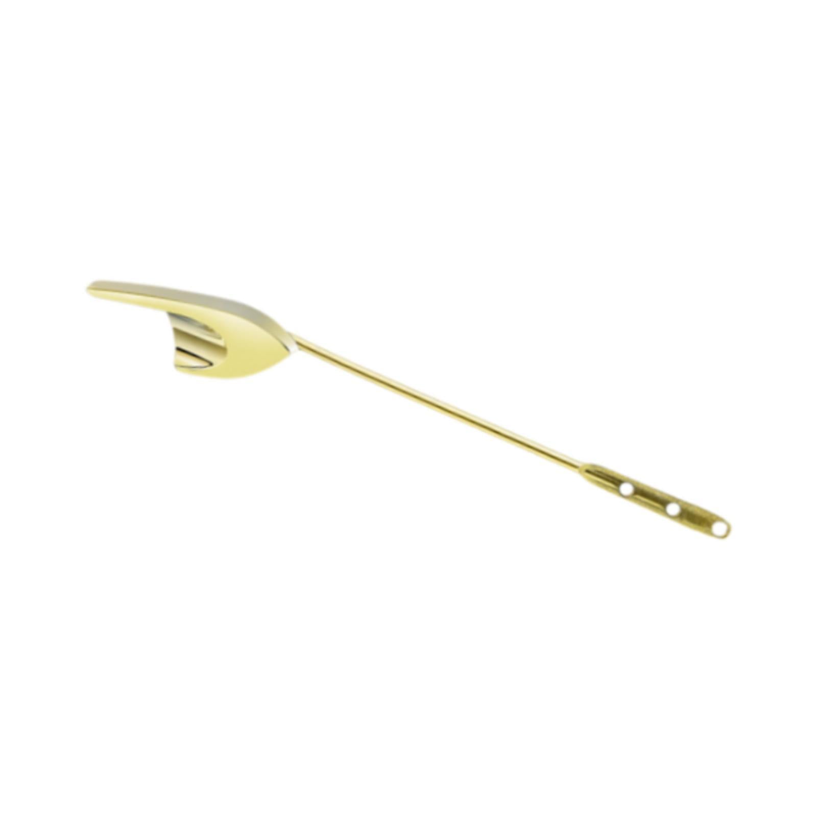 Toilet Tank Flush Handle Easy Installation Rust Resistant Toilet Repair Tool Gold