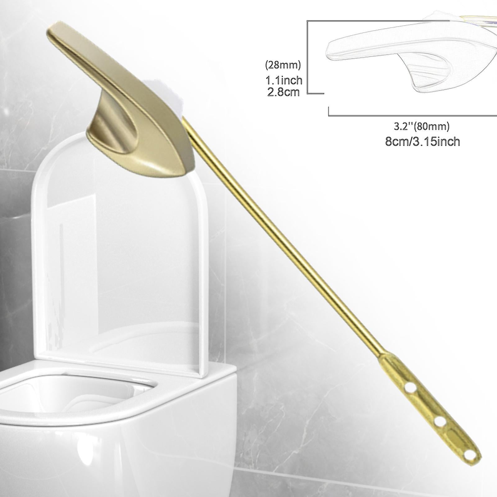 Front Mount Toilet Lever Toilet Part for Toilet Cistern Toilet Tank Home Use Gold