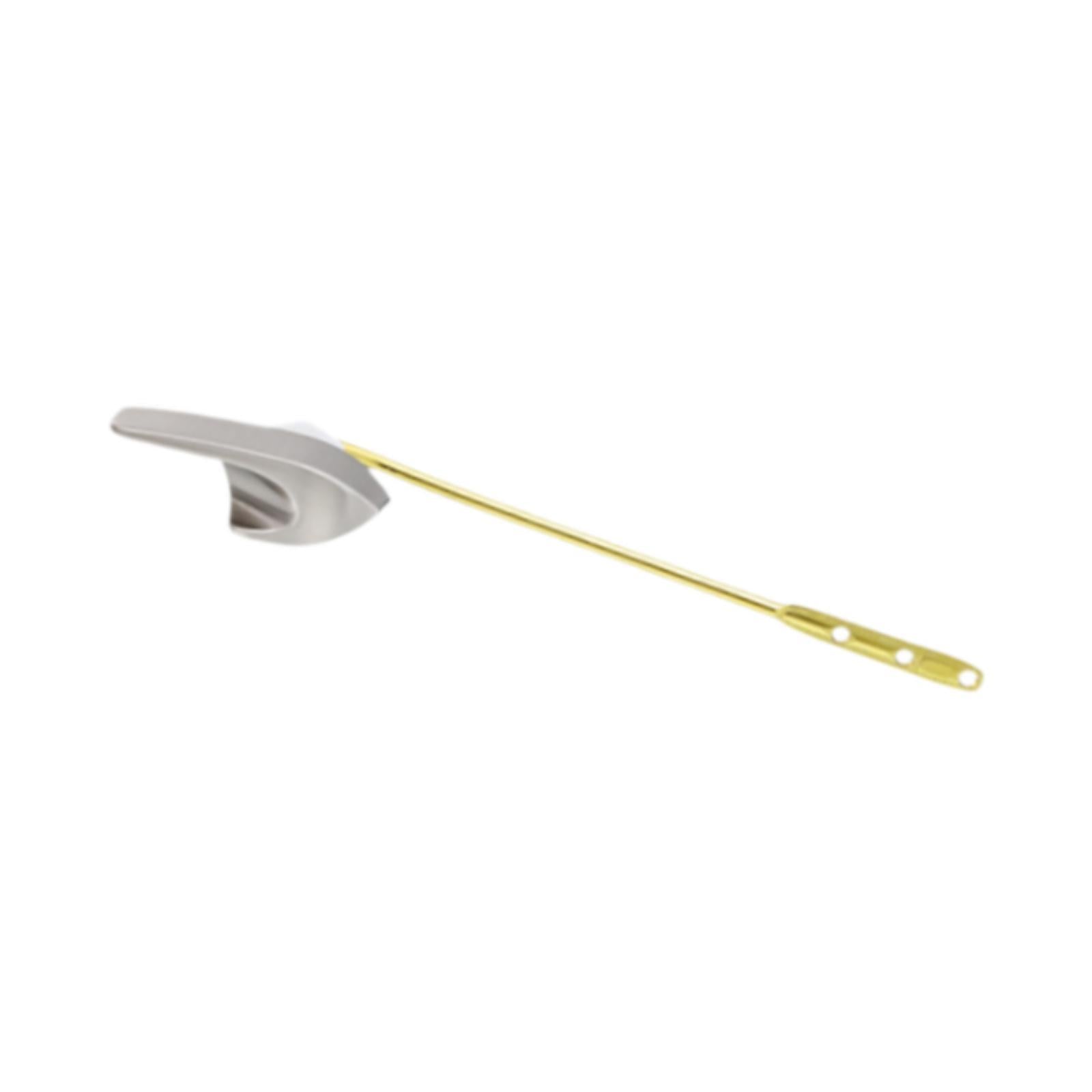 Front Mount Toilet Lever Toilet Part for Toilet Cistern Toilet Tank Home Use Silver