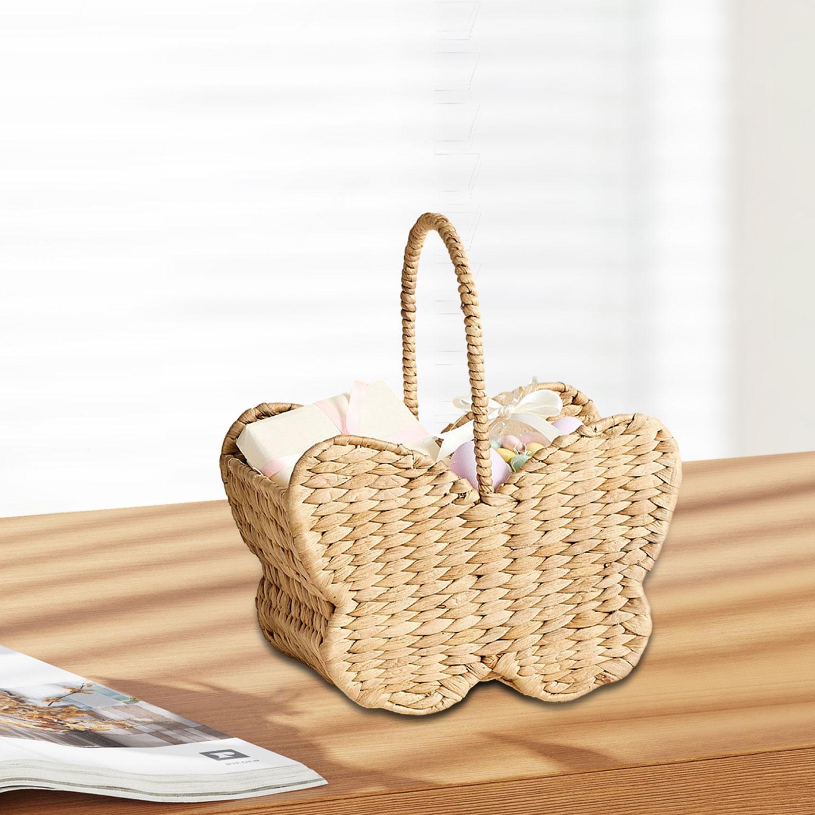 Woven Basket Art Decoration Storage Organizer for Dorm Living Room Farmhouse