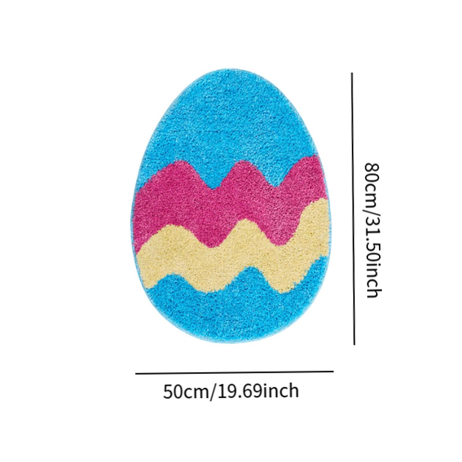 Easter Rug Water Absorbent Washable Floor Mat for Indoor Dining Room Bedroom M