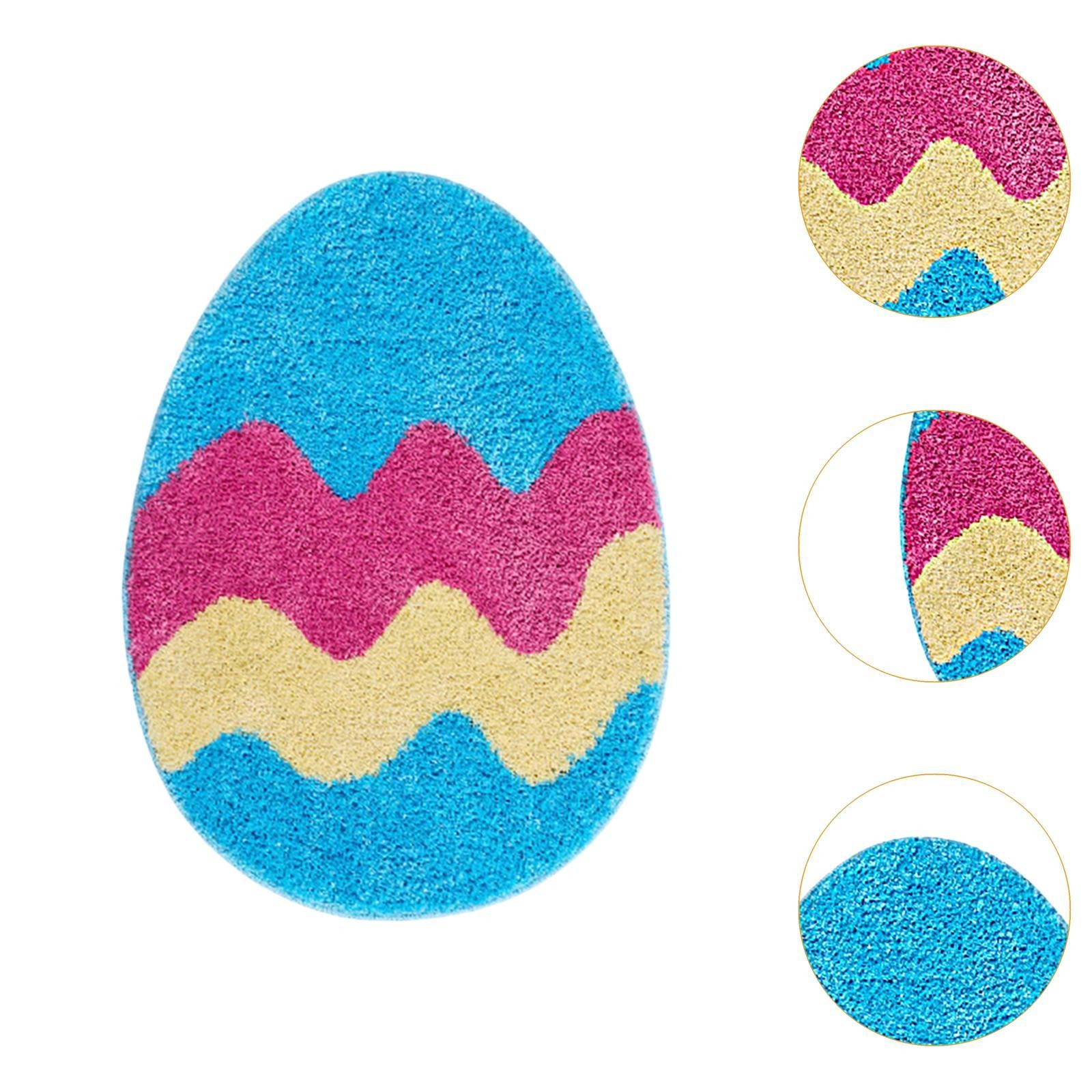 Easter Rug Water Absorbent Washable Floor Mat for Indoor Dining Room Bedroom M