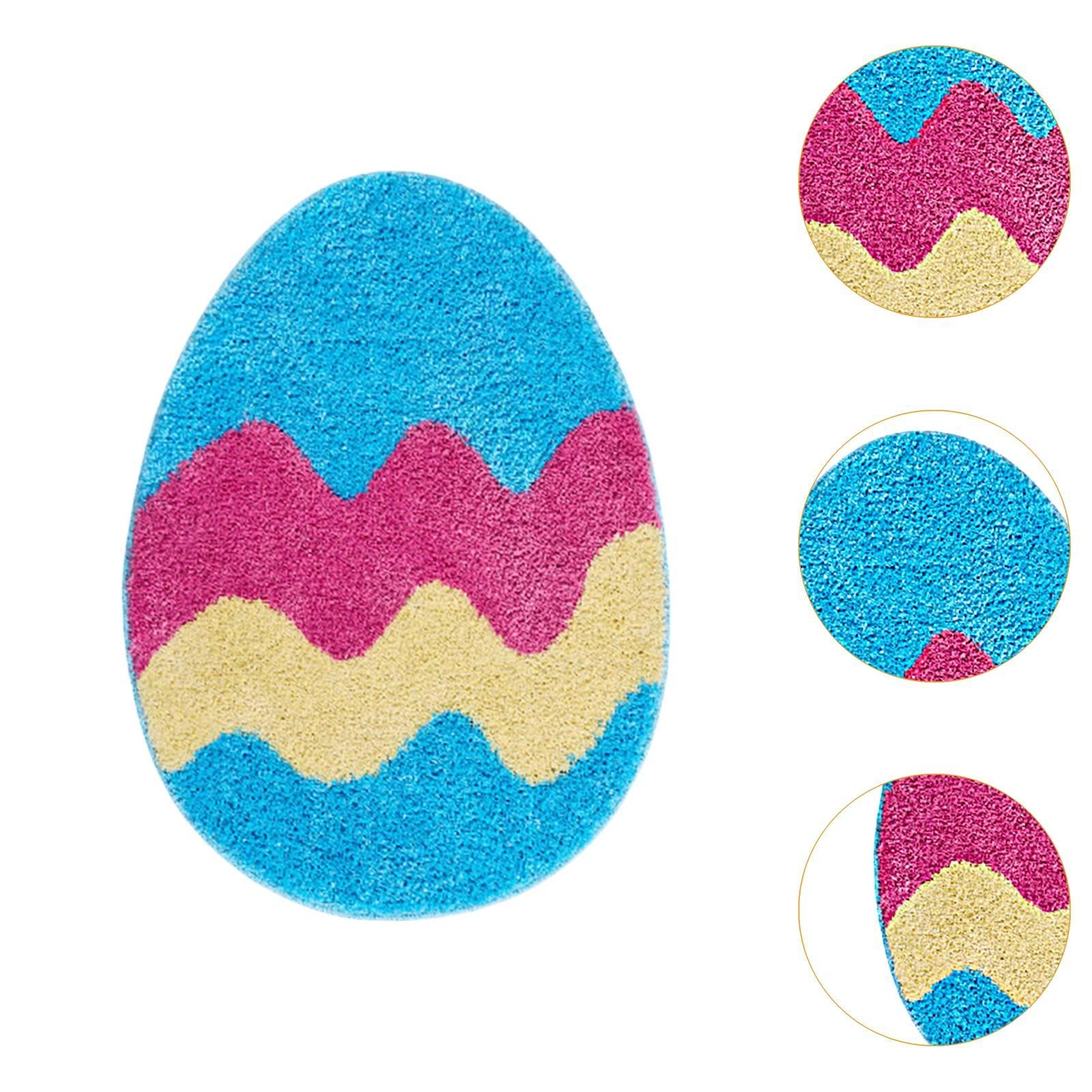 Easter Rug Water Absorbent Washable Floor Mat for Indoor Dining Room Bedroom L
