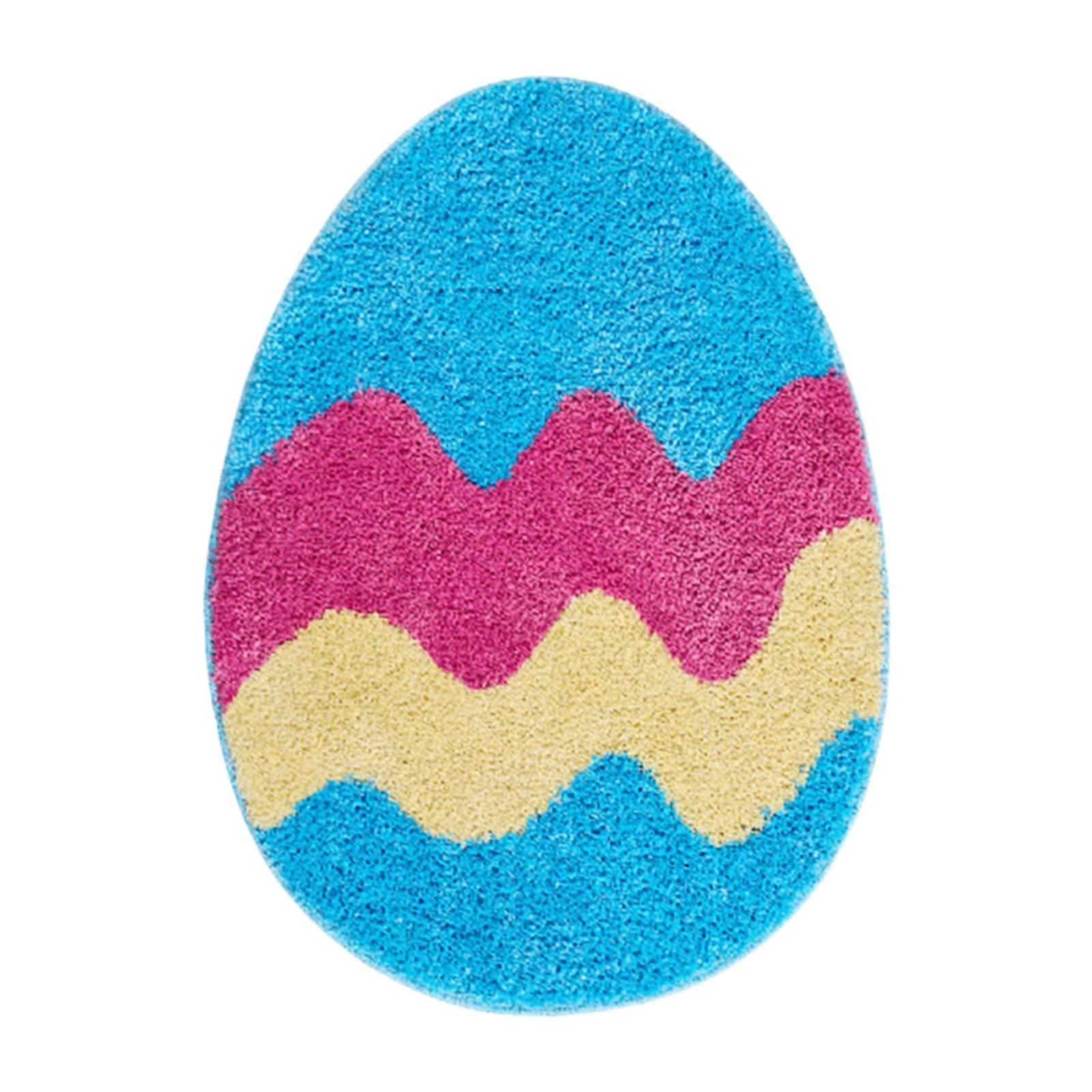 Easter Rug Water Absorbent Washable Floor Mat for Indoor Dining Room Bedroom L