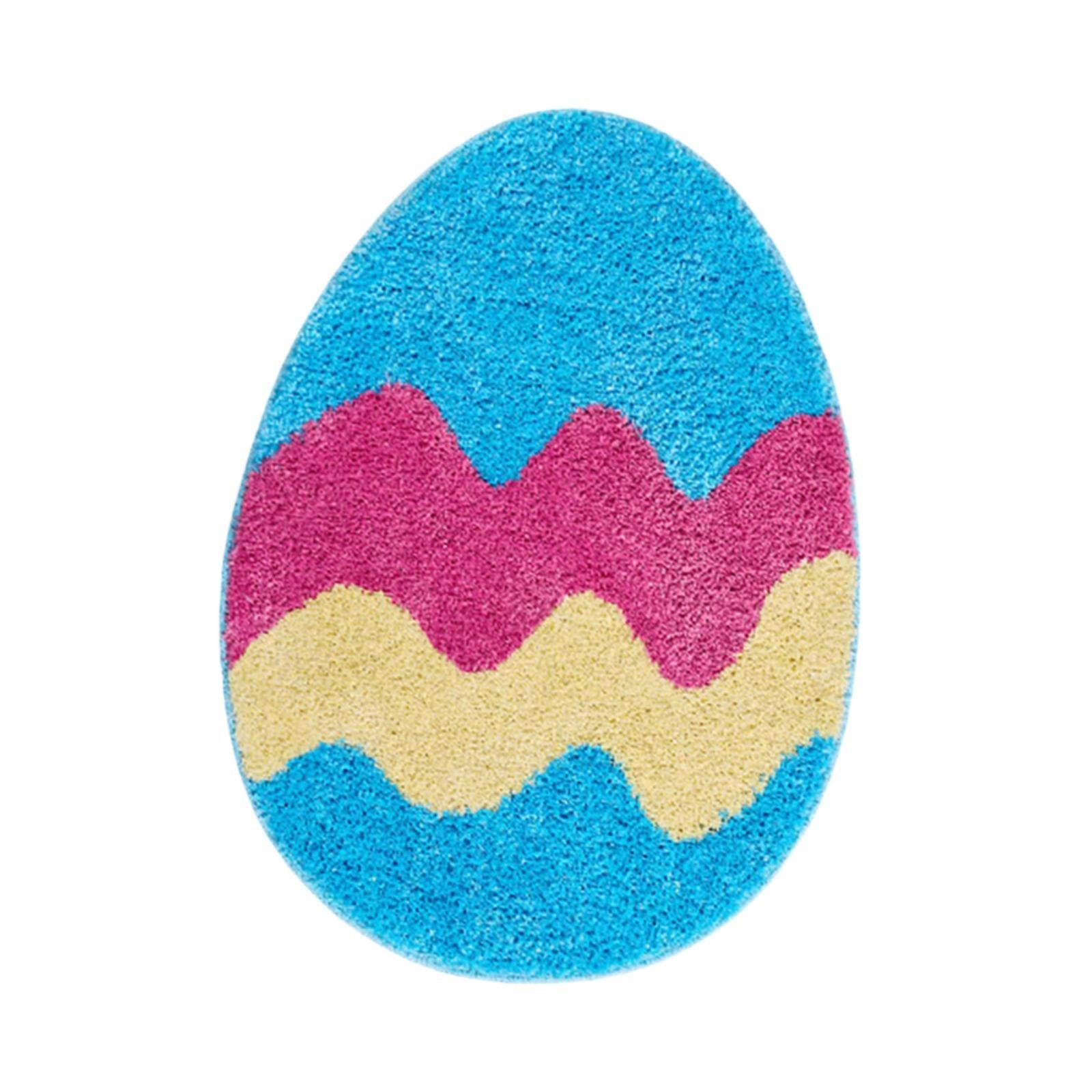 Easter Rug Water Absorbent Washable Floor Mat for Indoor Dining Room Bedroom L